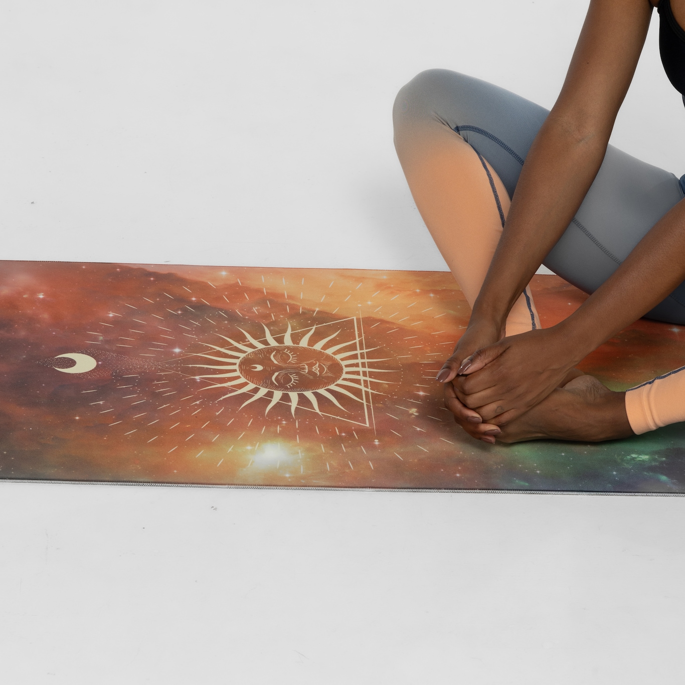 Tapete de Yoga Viva Zen CBB Aveludado Surya 183x61cm - Foto 2