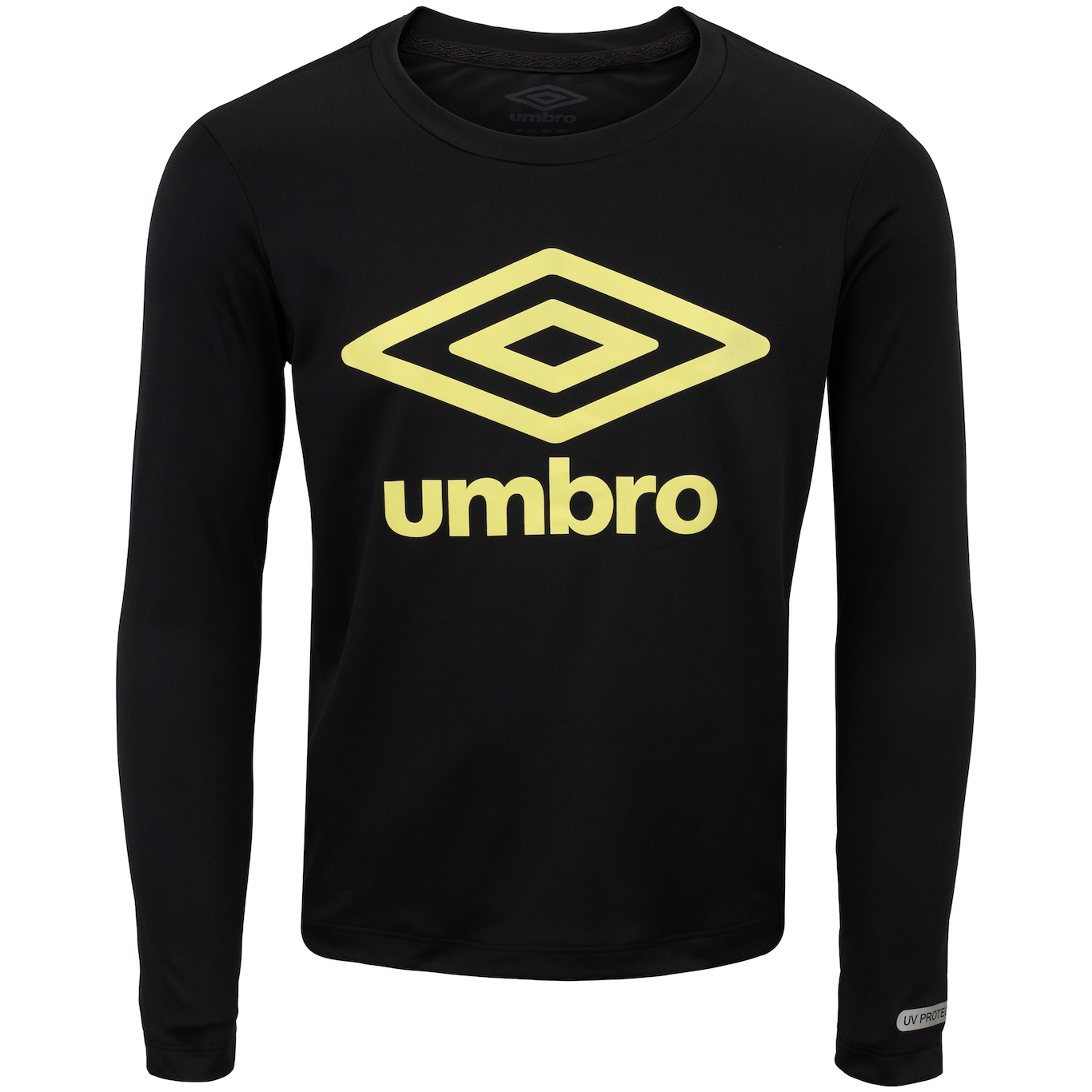 Camiseta Juvenil Umbro Manga Longa Basic UV - Foto 1