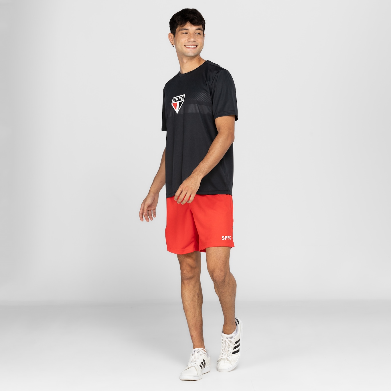 Camiseta do São Paulo Masculina Embossed - Foto 4