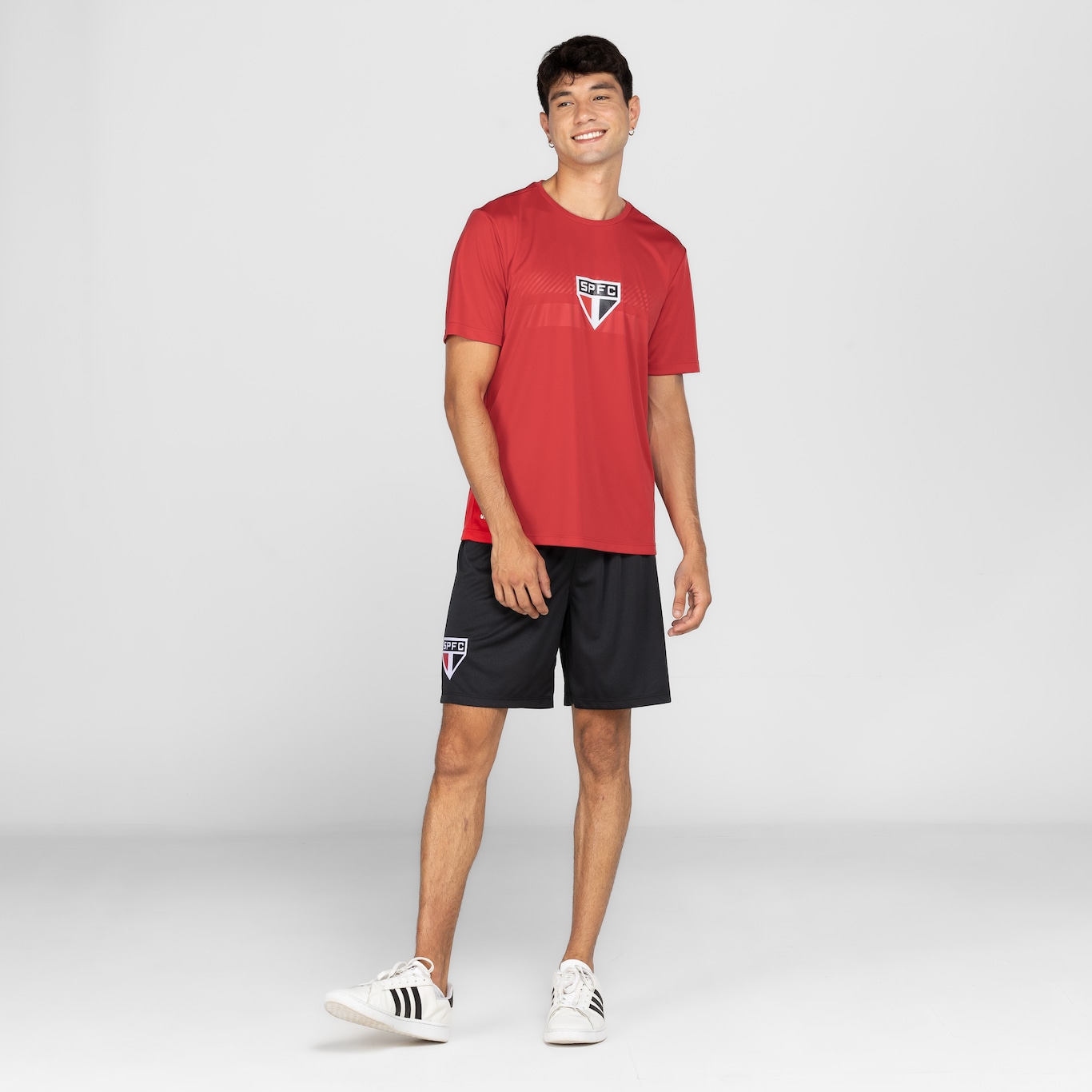 Camiseta do São Paulo Masculina Embossed - Foto 4