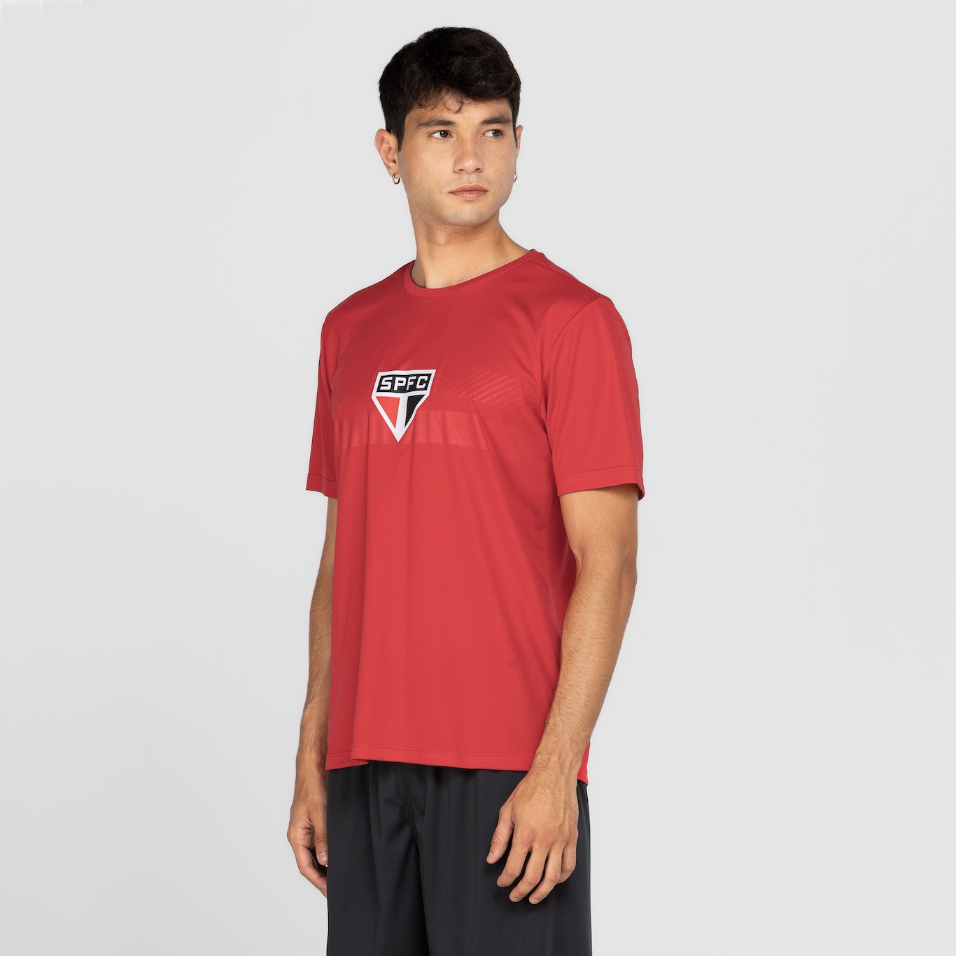 Camiseta do São Paulo Masculina Embossed - Foto 5