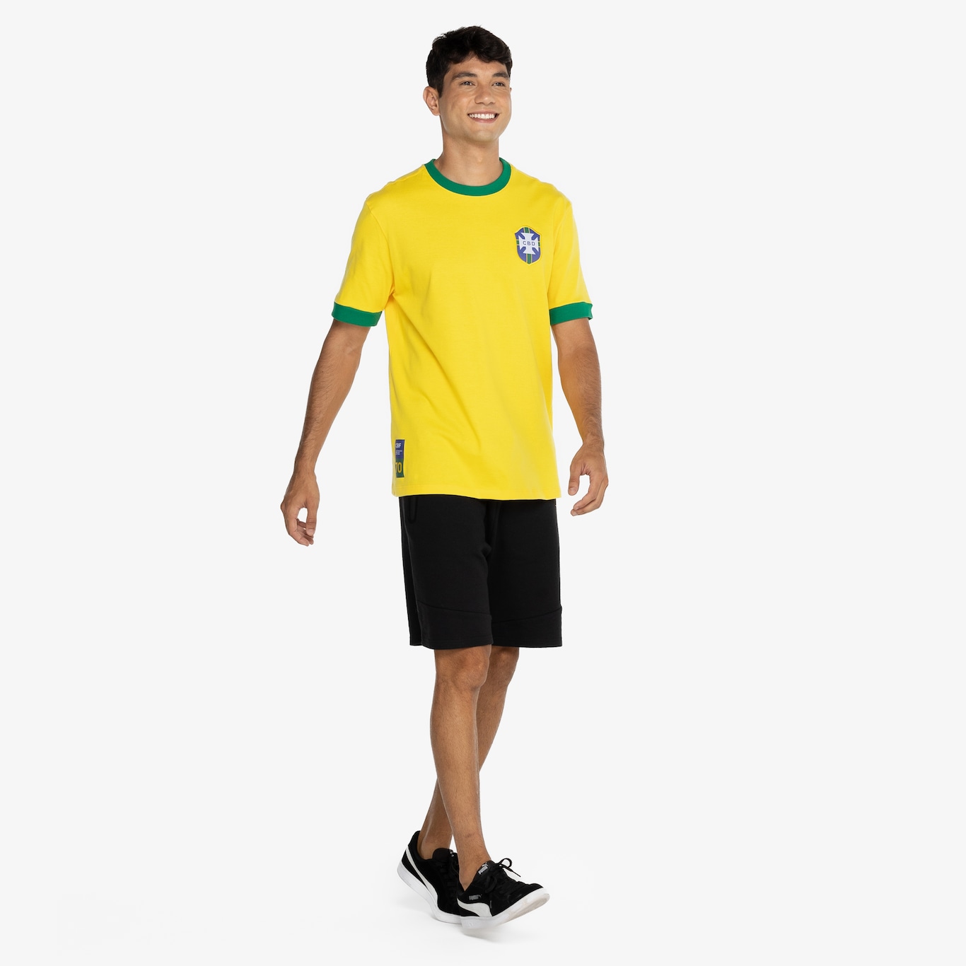 Camiseta CBF Masculina Retrô 70 - Foto 5