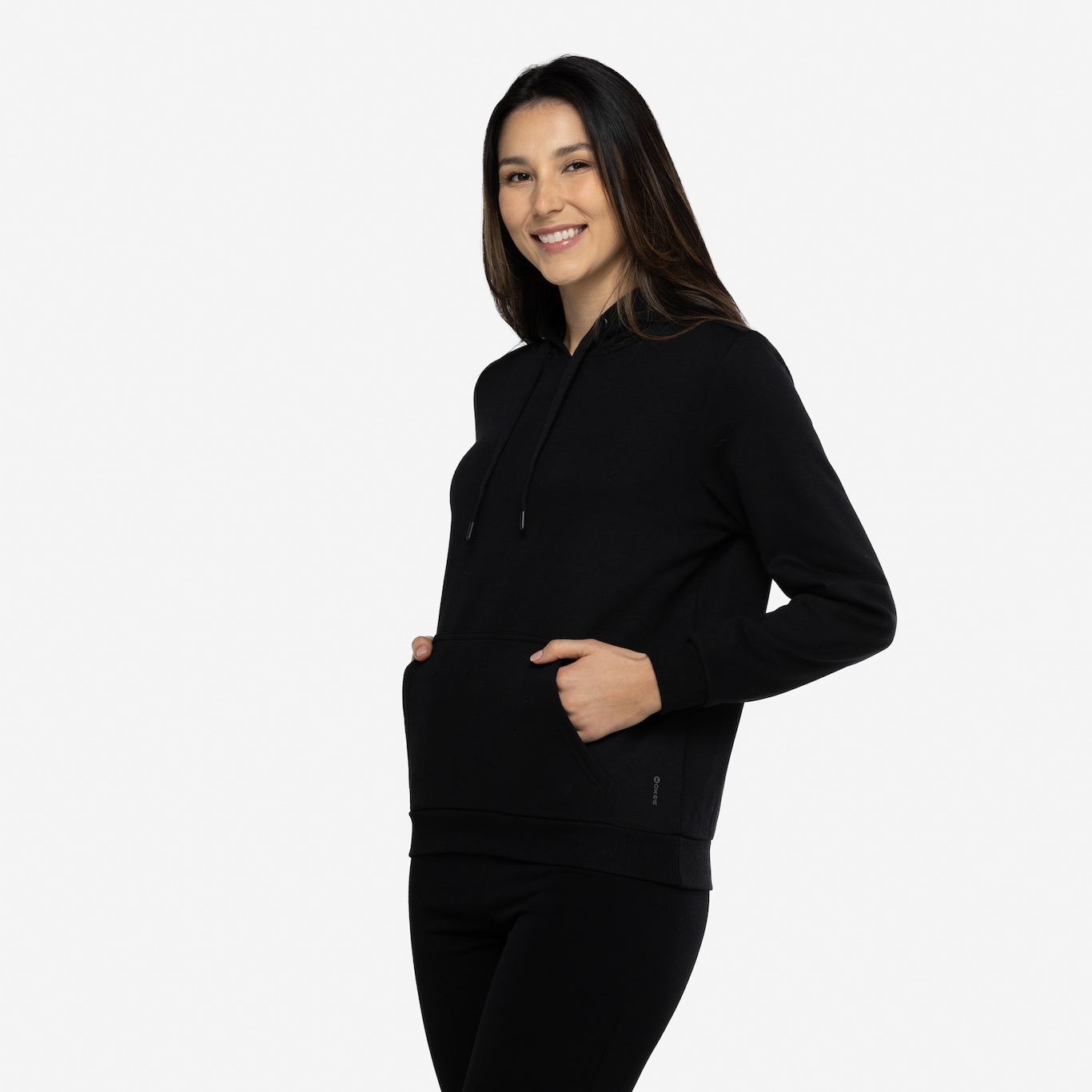 Blusa de Moletom Feminino Oxer com Capuz Canguru Fleece - Foto 5