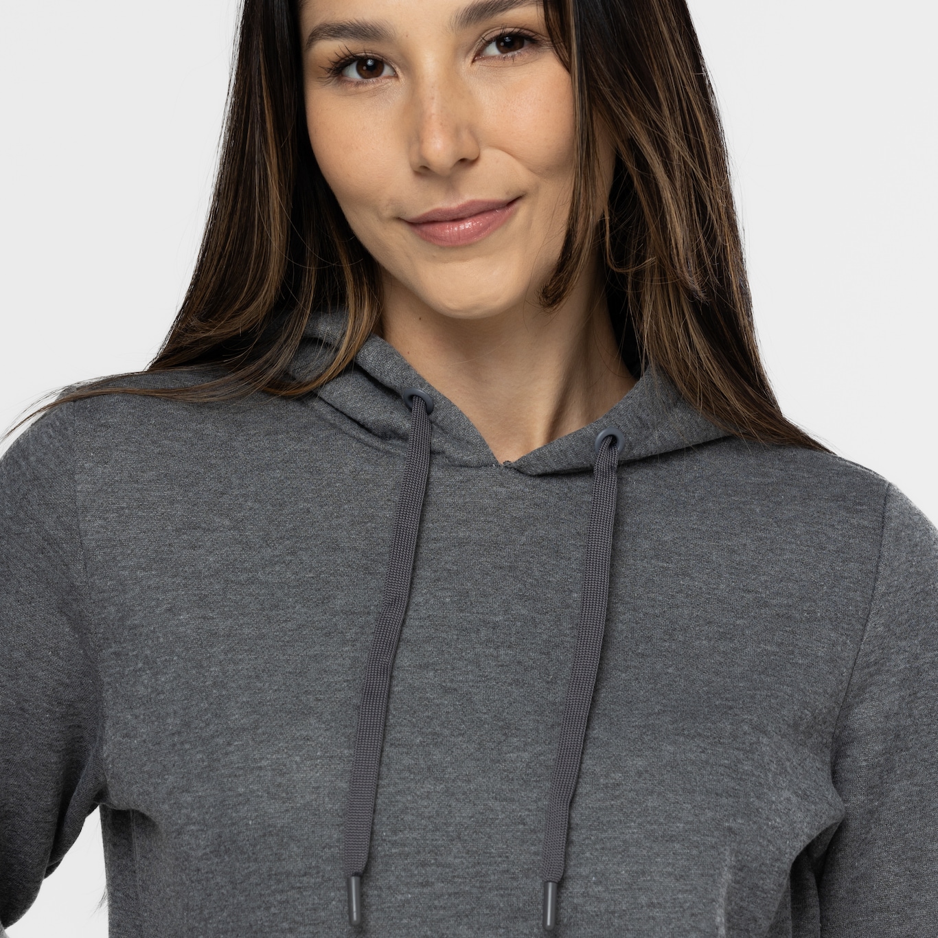 Blusa de Moletom Feminino Oxer com Capuz Canguru Fleece - Foto 5