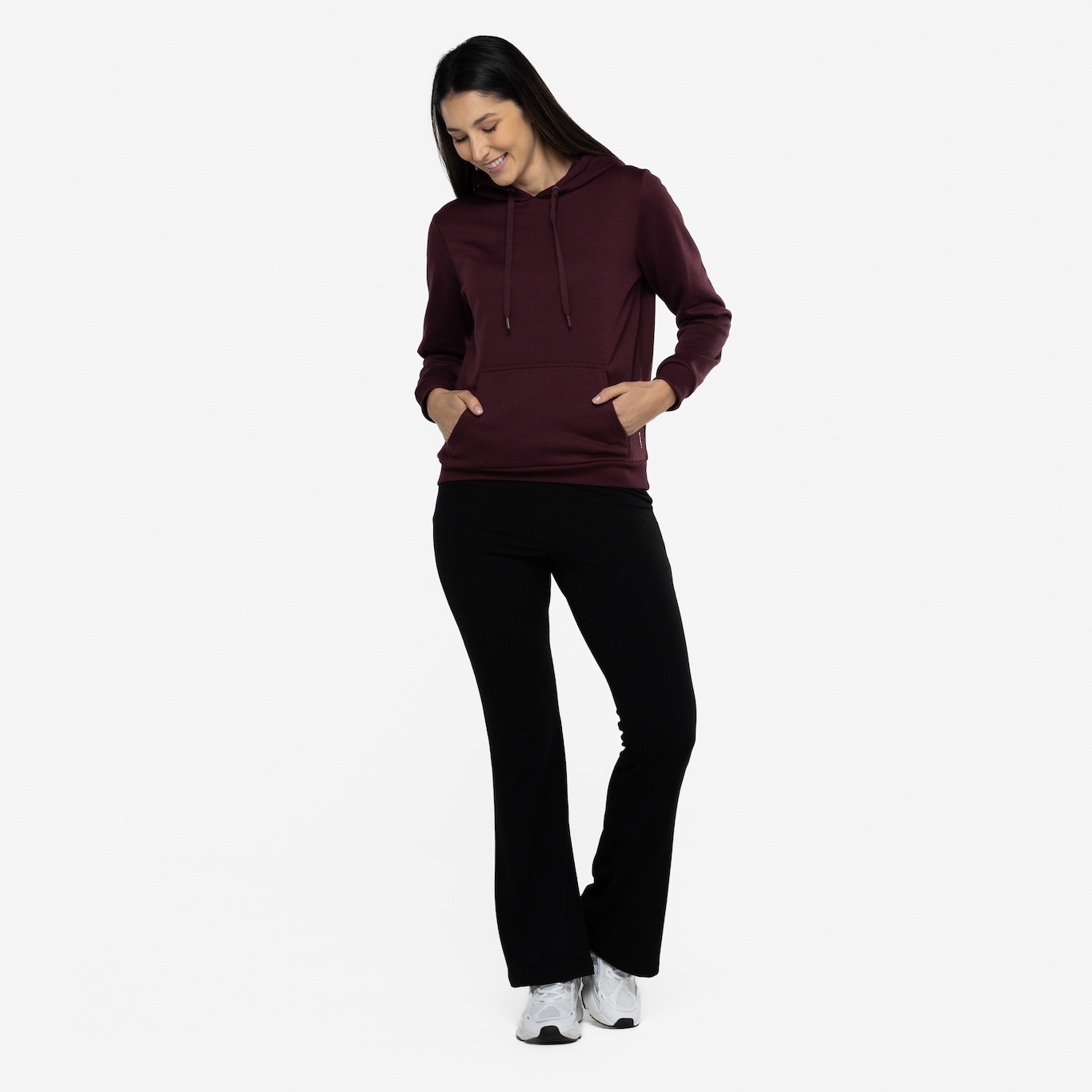 Blusa de Moletom Feminino Oxer com Capuz Canguru Fleece - Foto 4