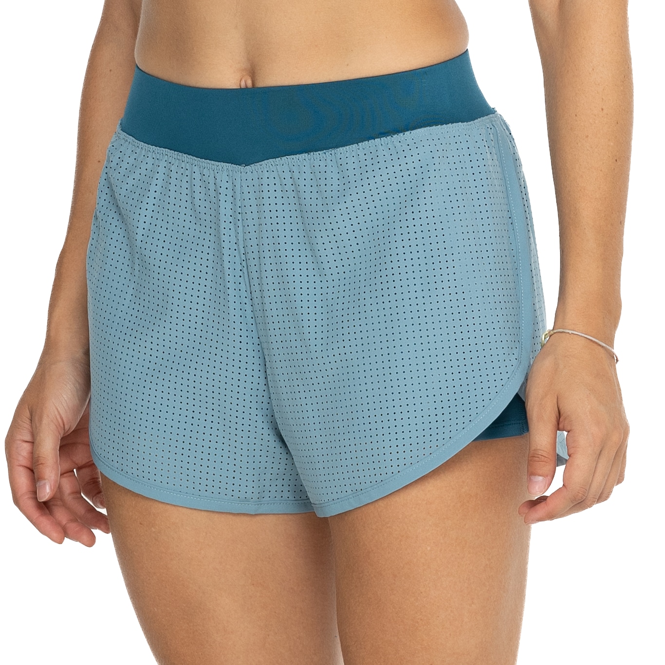 Short Feminino Oxer Duplo Laser Cut com Bermuda Interna - Video 1