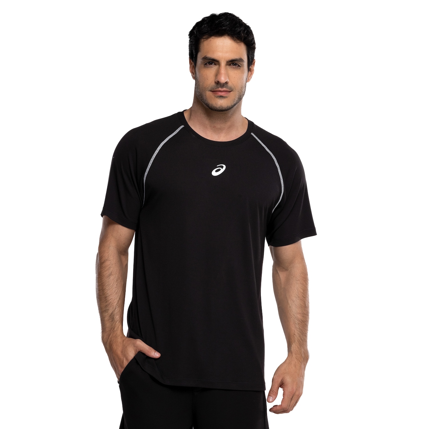 Camiseta Masculina ASICS Manga Curta Tokyo - Video 1