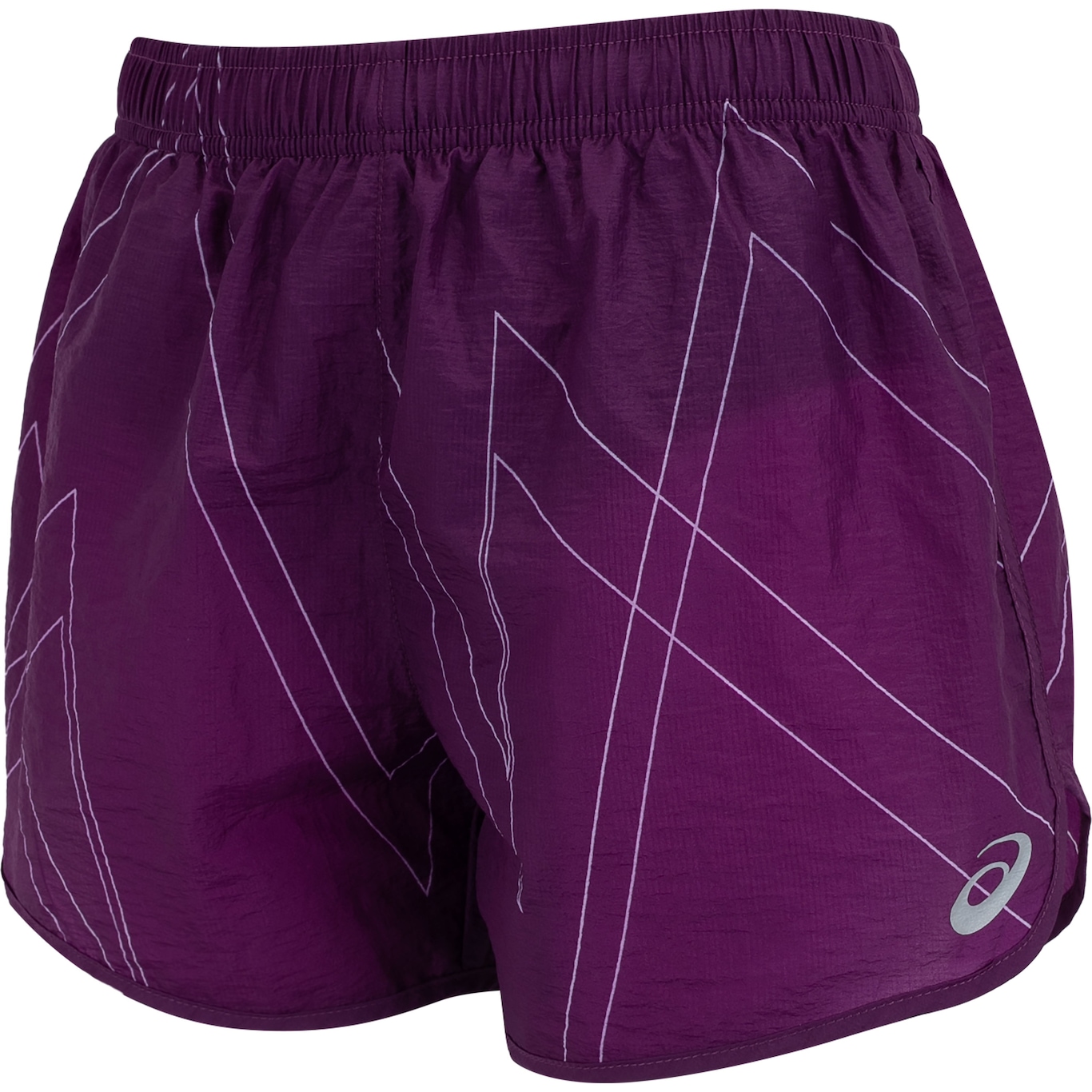 Short Feminino ASICS Sakai Estampa Linhas - Foto 6