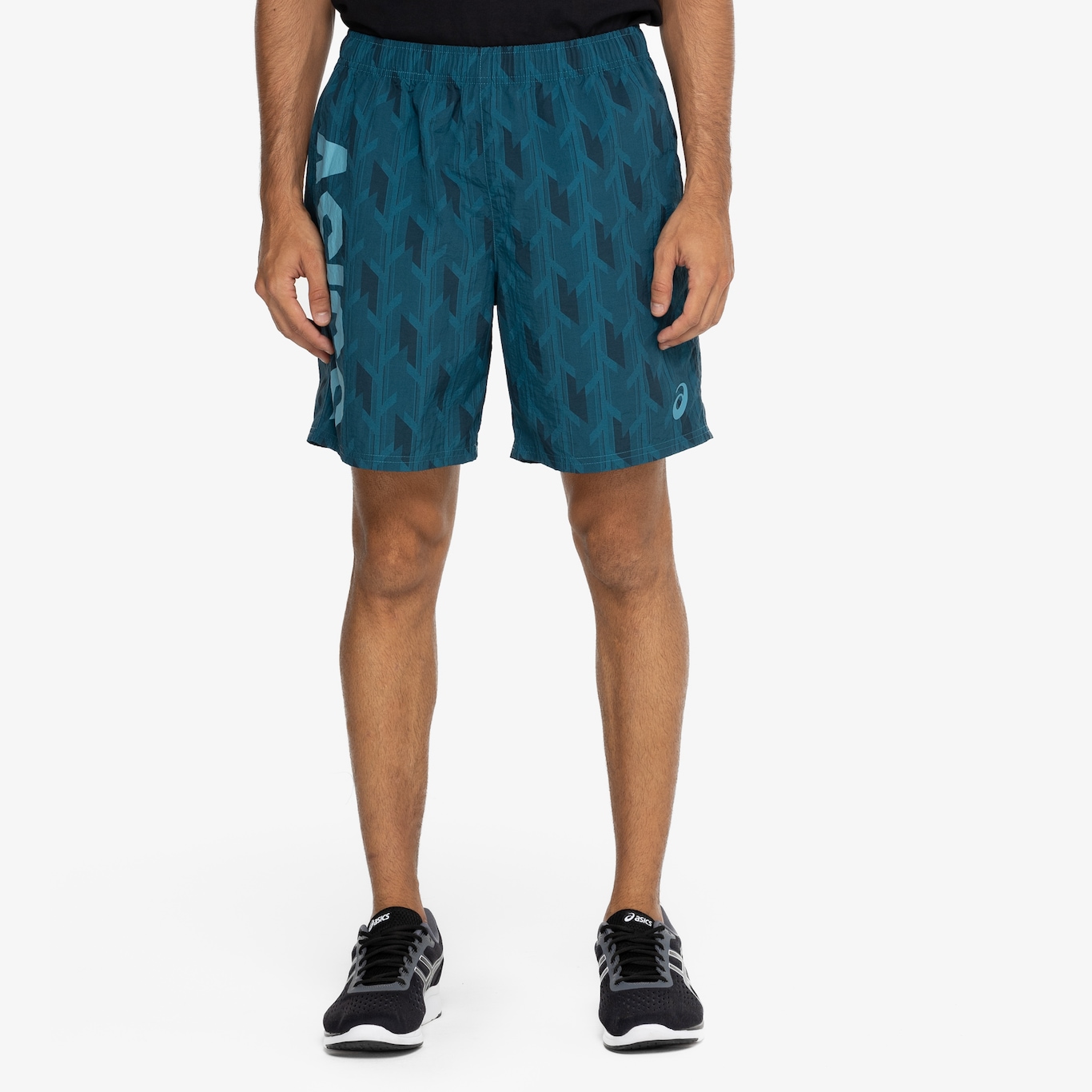 Bermuda Masculina ASICS Estampada Logo - Foto 4