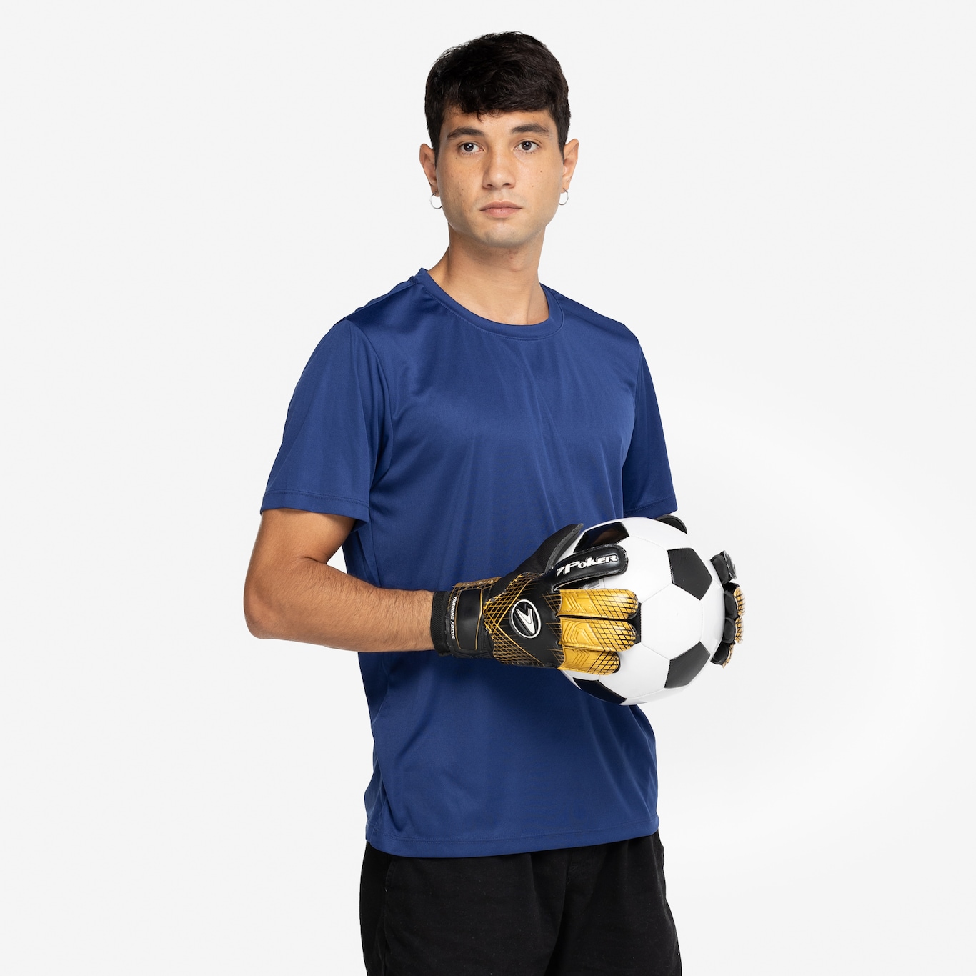 Luvas de Goleiro Poker Training Focus Adulto - Foto 6