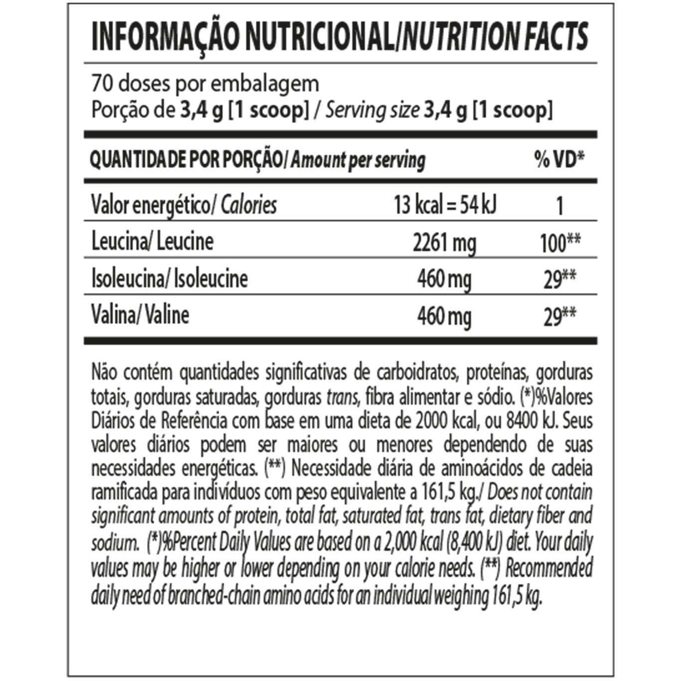 BCAA Darkness Powder Fix Neutro - 240g - Foto 2