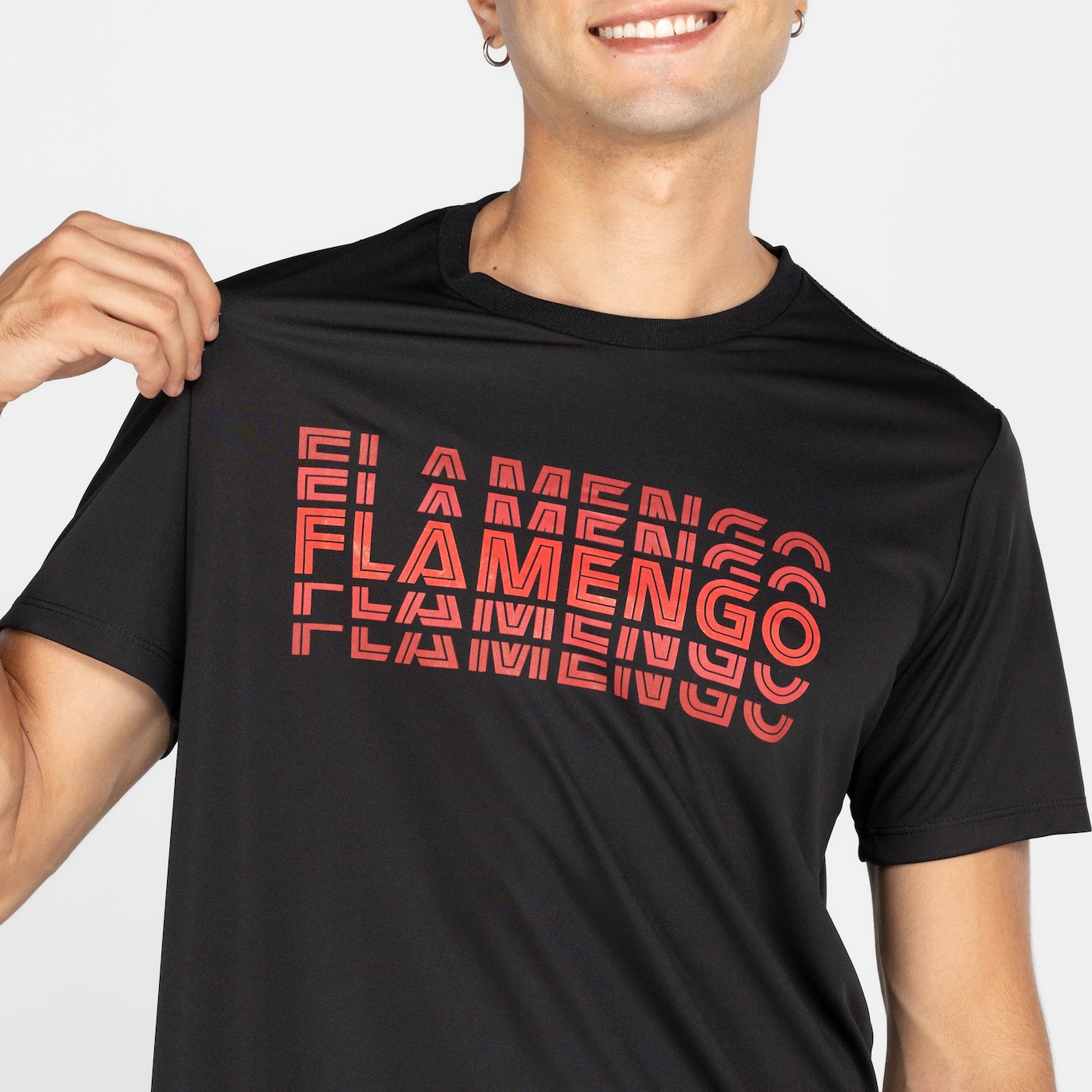 Camiseta do Flamengo Masculina Braziline Graduate - Foto 6