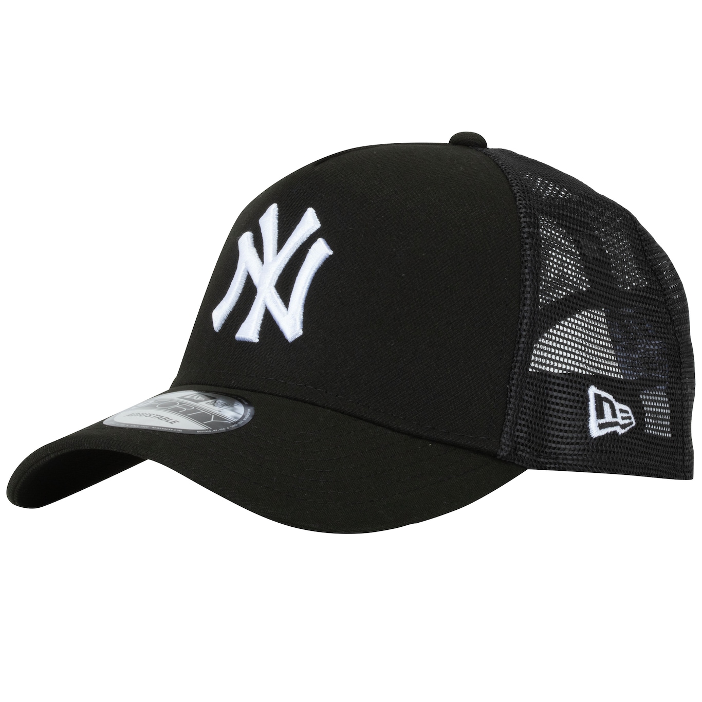 Boné New York Yankees New Era Aba Curva 940 Trucker Snapback - Adulto - Foto 1