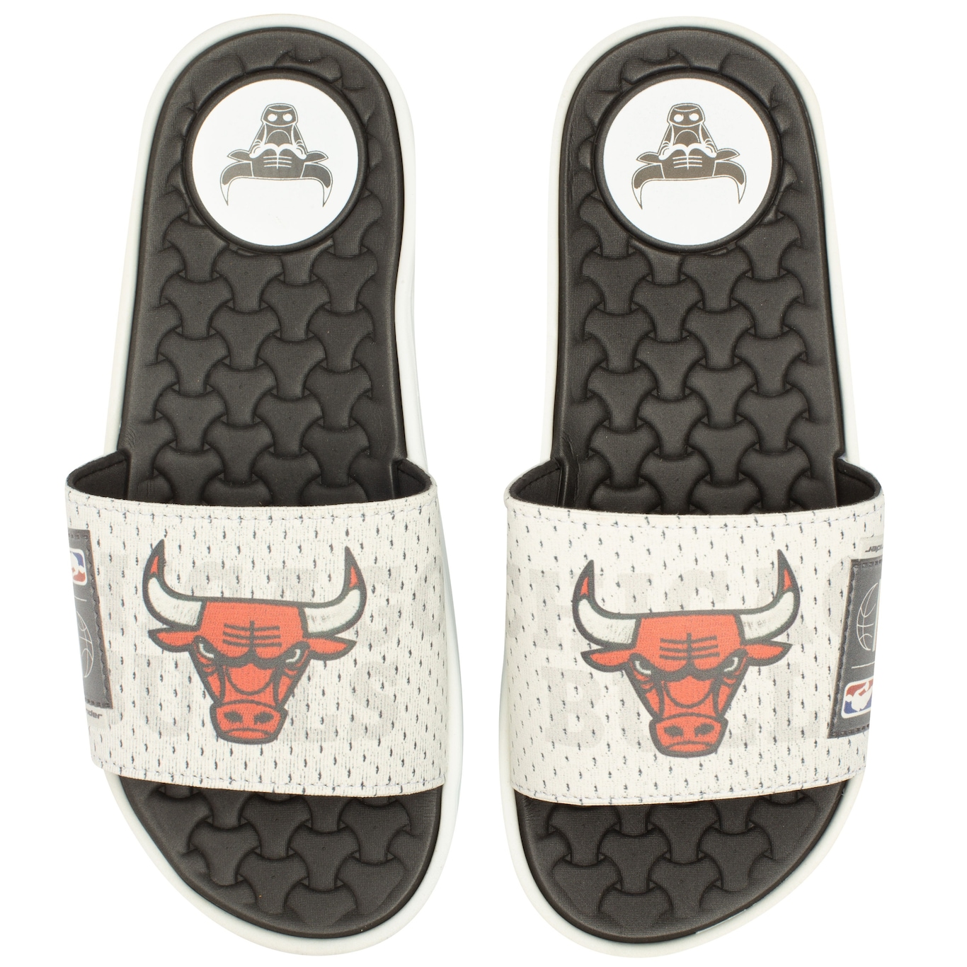 Chinelo Chicago Bulls Rider NBA Slide + Meia Cano Alto - Adulto - Foto 2