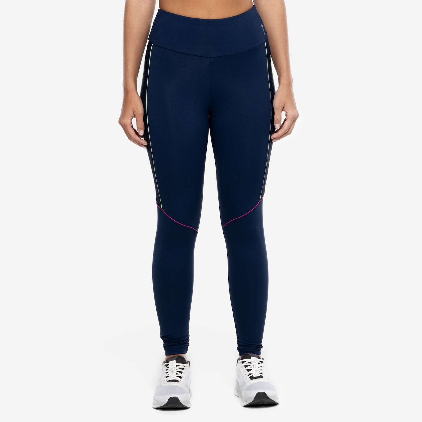 Calça Legging Feminina Oxer Textura New Média Compressão Cós Médio - Foto 4