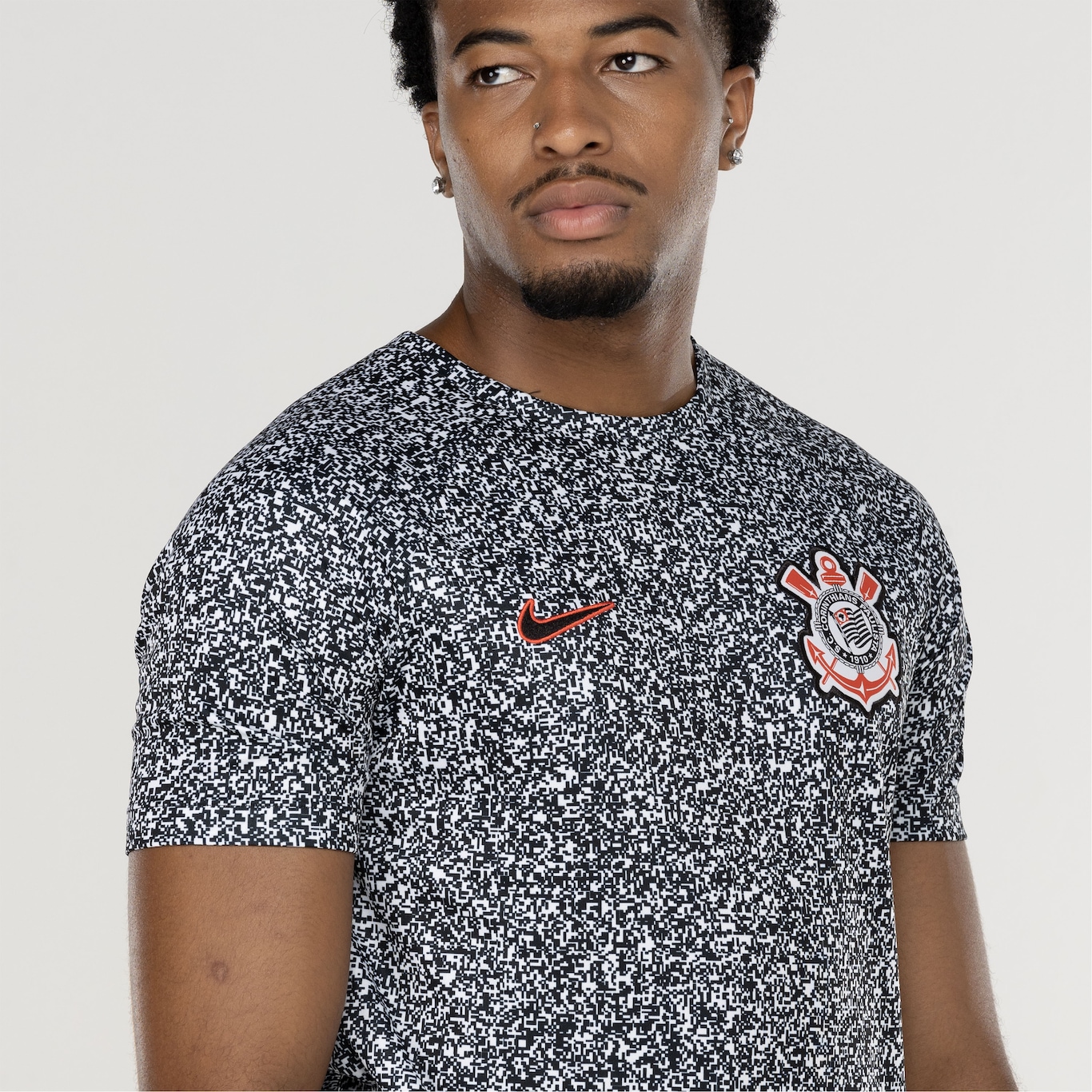 Camisa do Corinthians Nike Masculina Pré-Jogo Torcedor - Foto 6