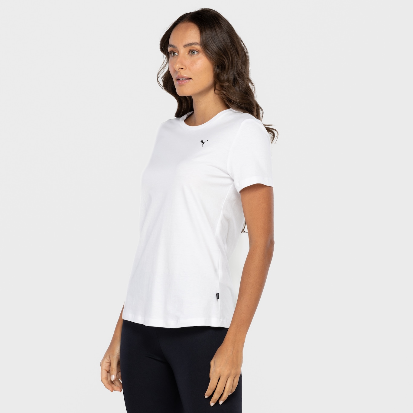 Camiseta Feminina Puma Essentials Small Cat Logo - Foto 5