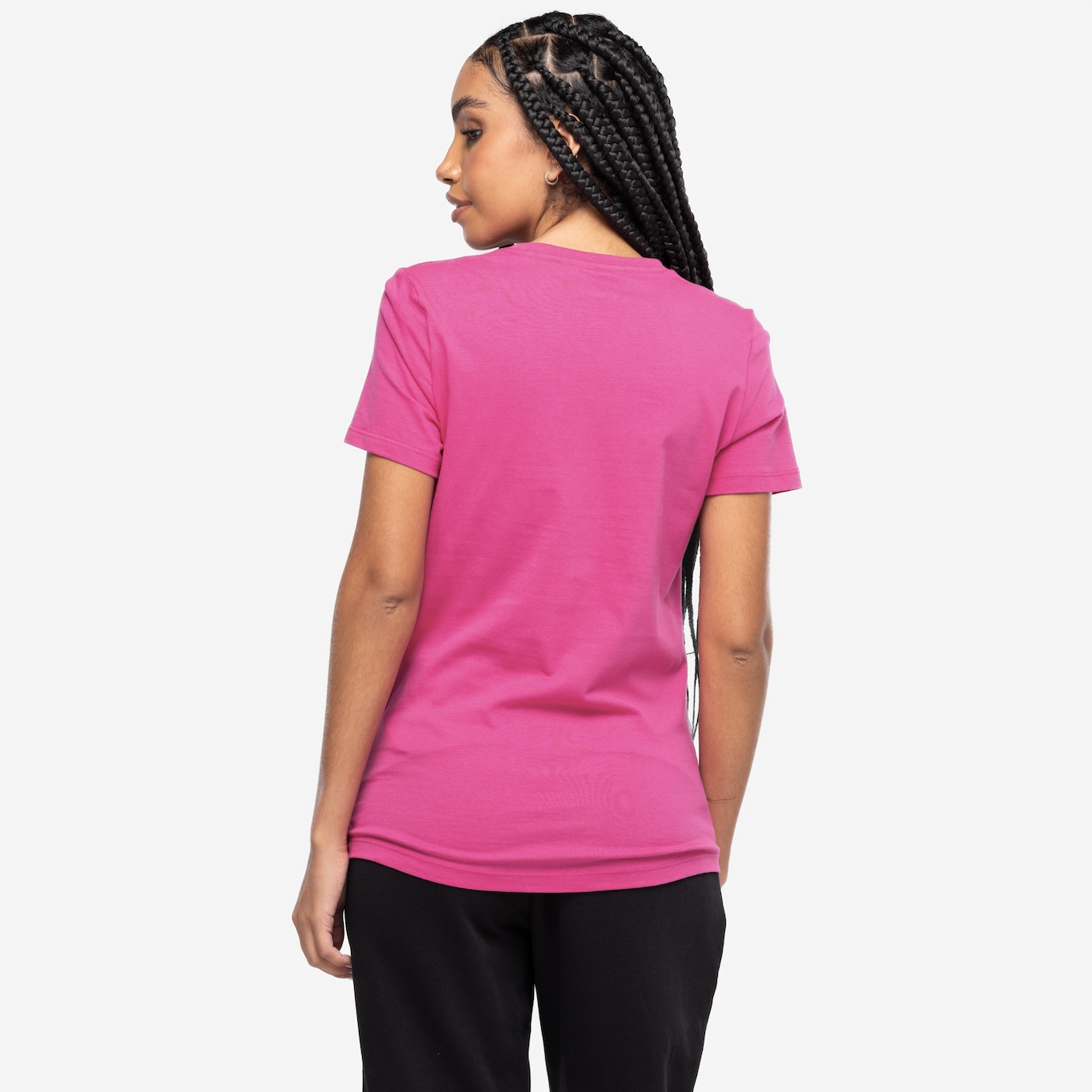 Camiseta Feminina Puma Essentials Small Cat Logo - Foto 3