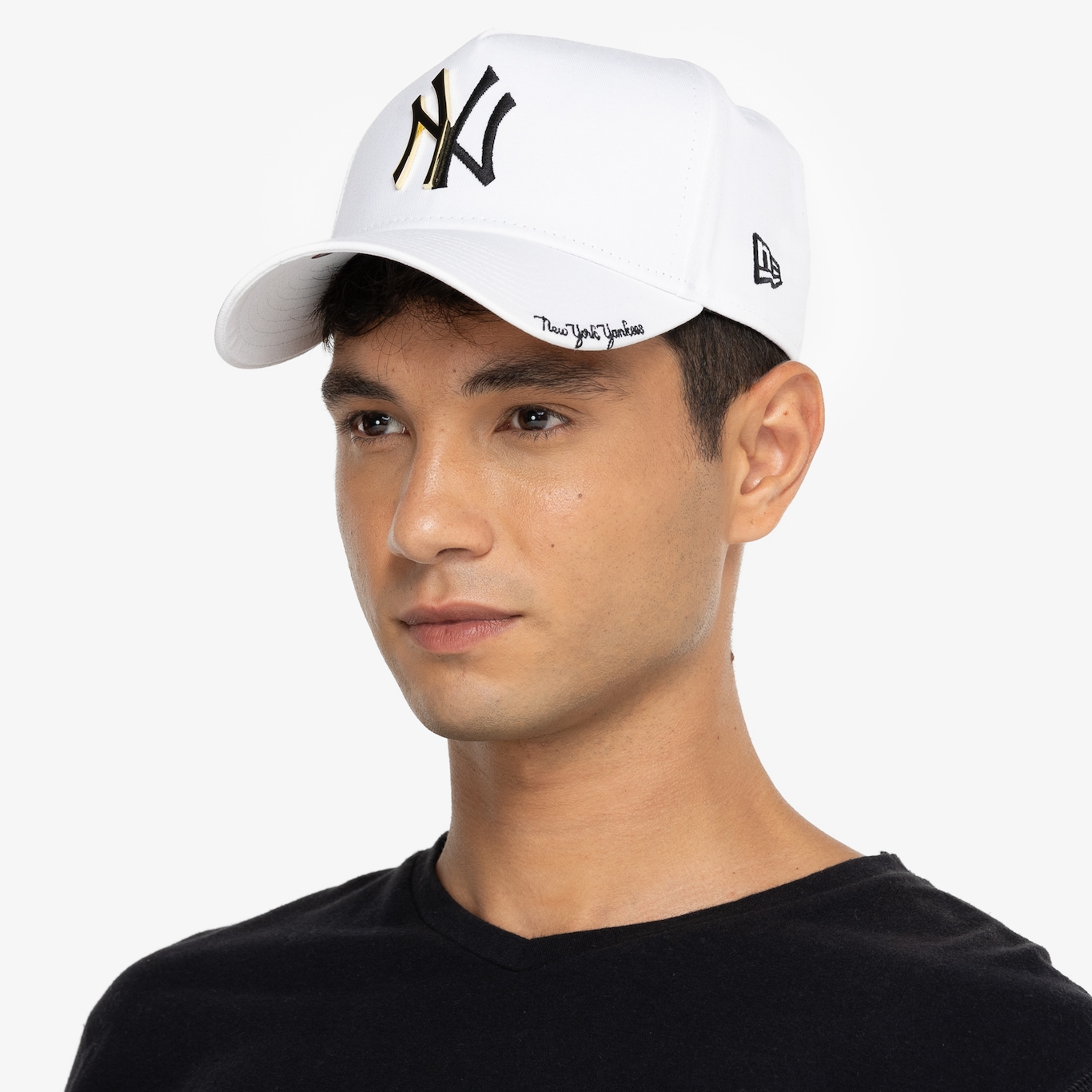 Boné do New York Yankees Aba Curva New Era MLB Snapback 940 White AF - Adulto - Foto 4