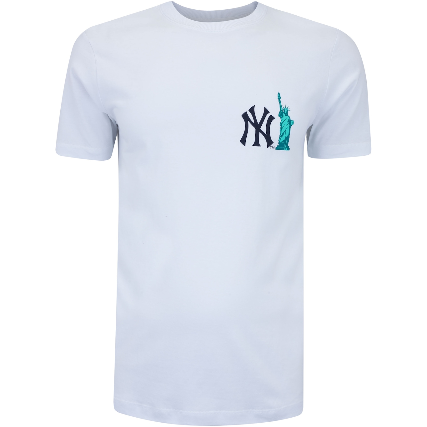 Camiseta New York Yankees Masculina New Era MLB Manga Curta All Core - Foto 6