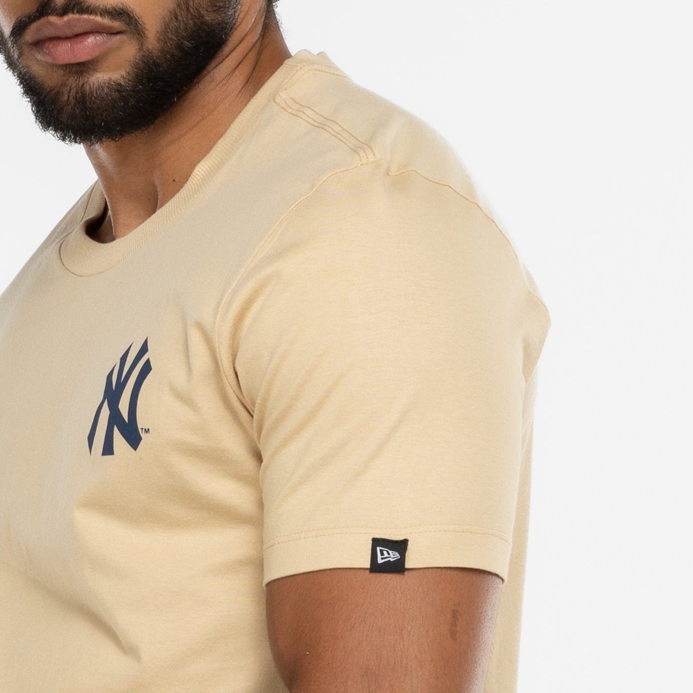 Camiseta New York Yankees Masculina New Era MLB Manga Curta Minimal - Foto 4