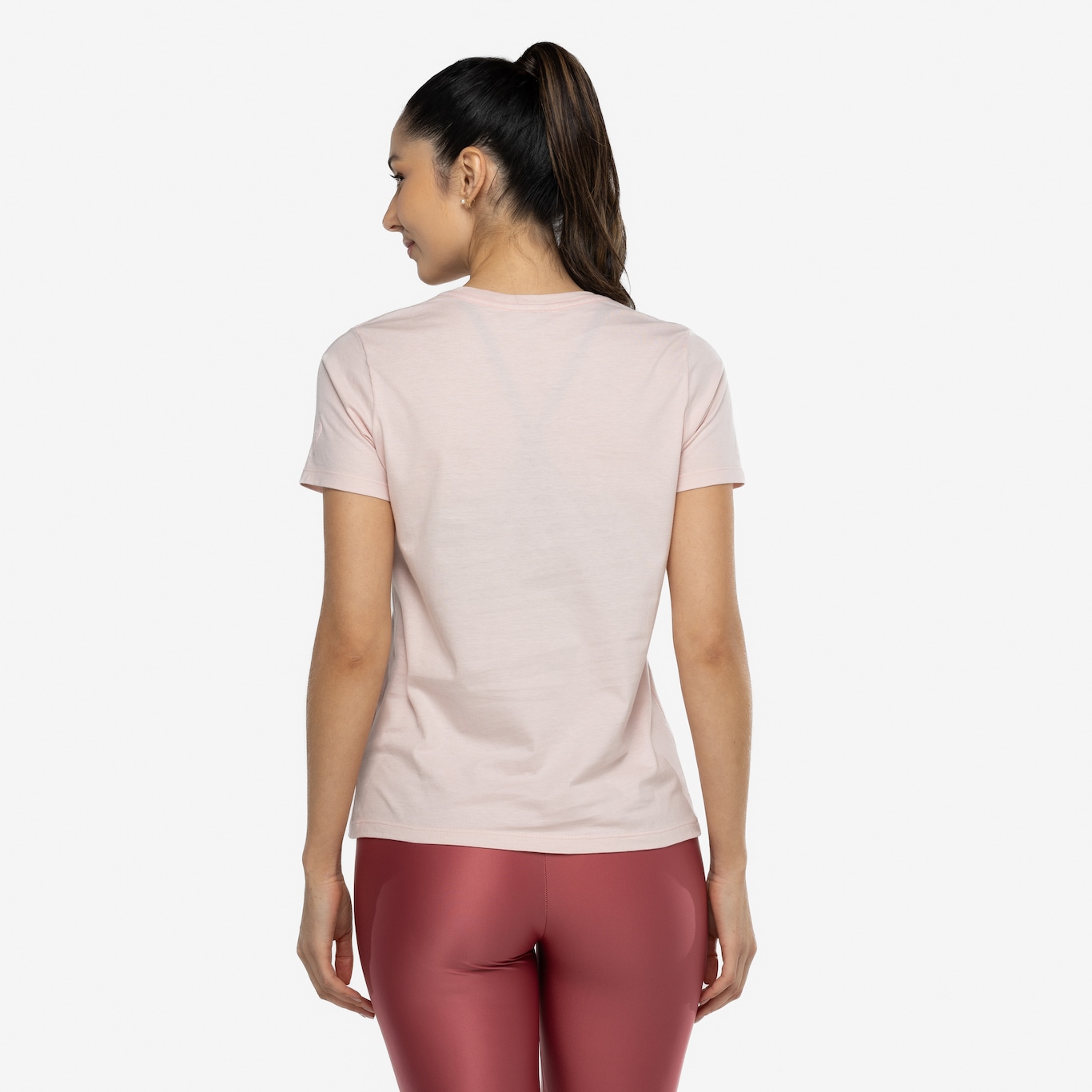 Camiseta Feminina ASICS Manga Curta Malha Cava Tradicional - Foto 3