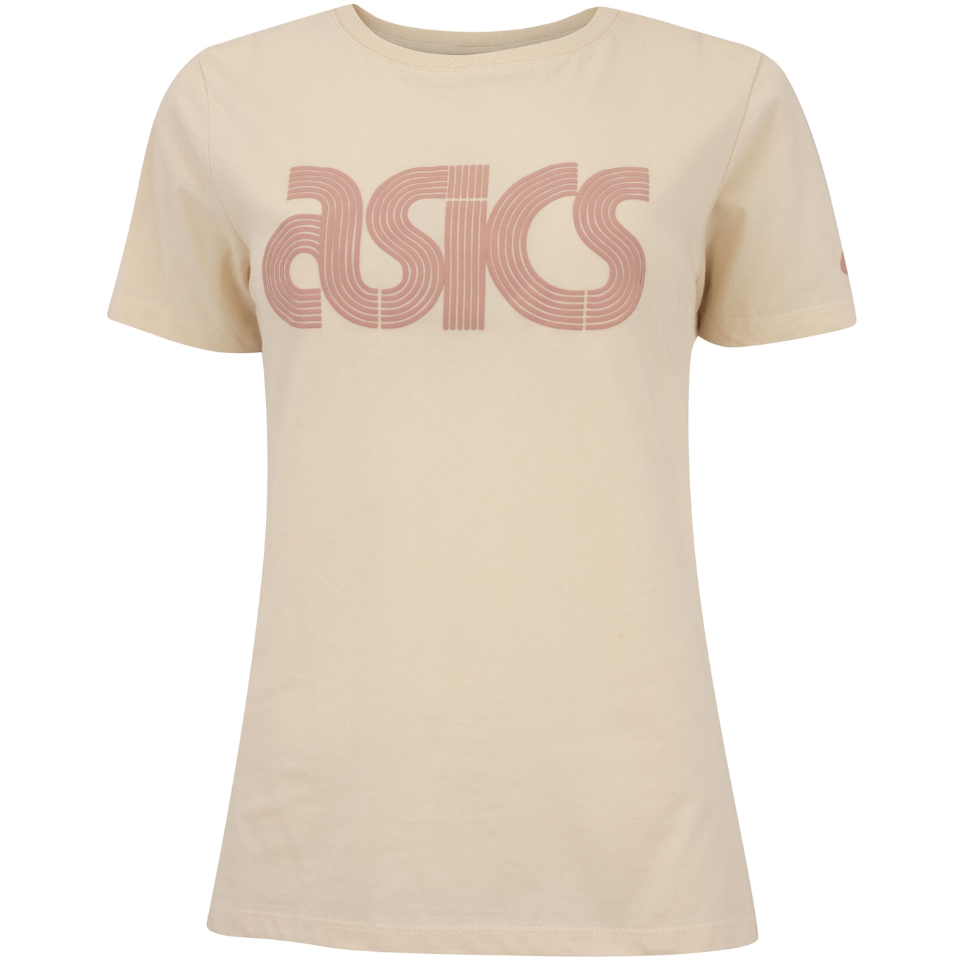 Camiseta Feminina ASICS Manga Curta Malha Cava Tradicional - Foto 1