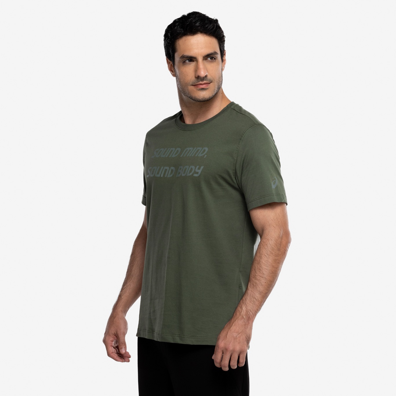 Camiseta Masculina ASICS Manga Curta Malha Box - Foto 5