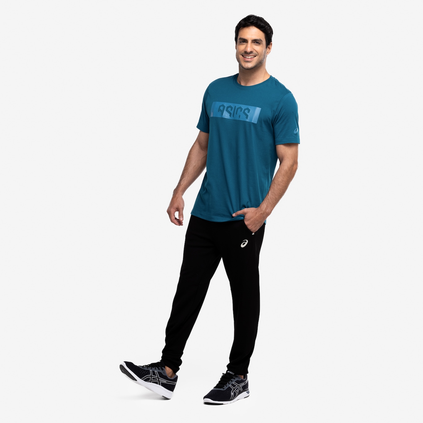 Camiseta Masculina ASICS Manga Curta Surton - Foto 3