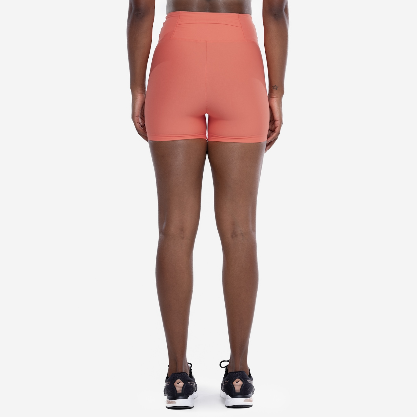 Short Feminino ASICS Média Compressão Cós Médio Bolso Costas - Foto 3