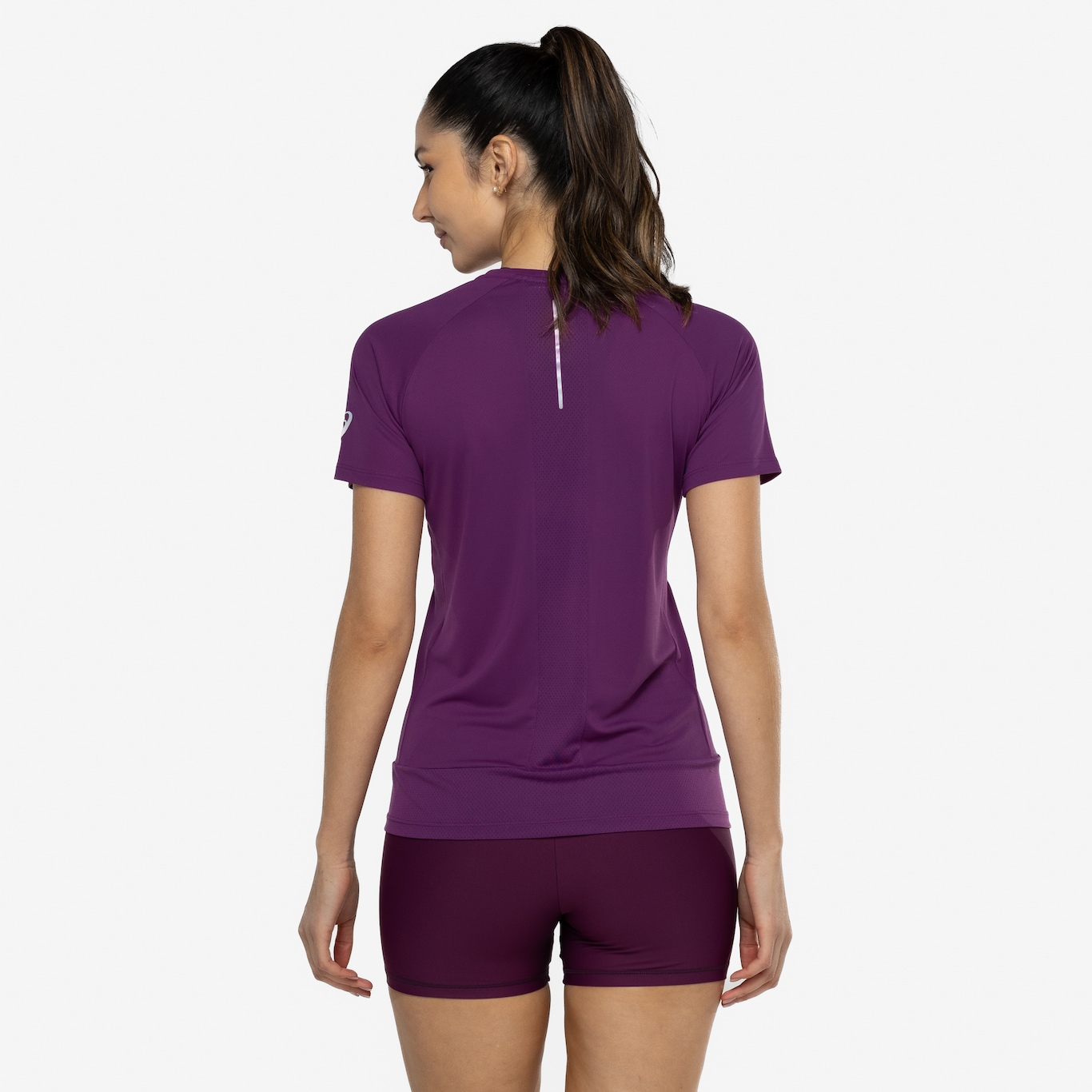 Camiseta Feminina ASICS Manga Curta Recorte Respirável - Foto 3