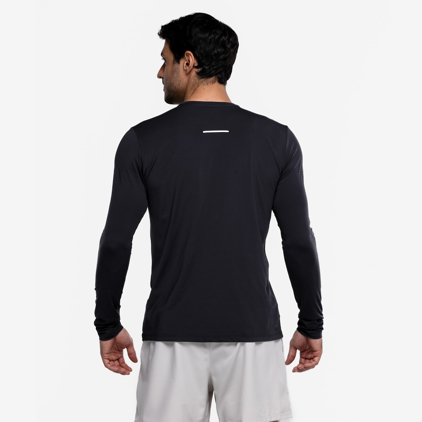 Camiseta Masculina ASICS Manga Longa Proteção UV - Foto 3