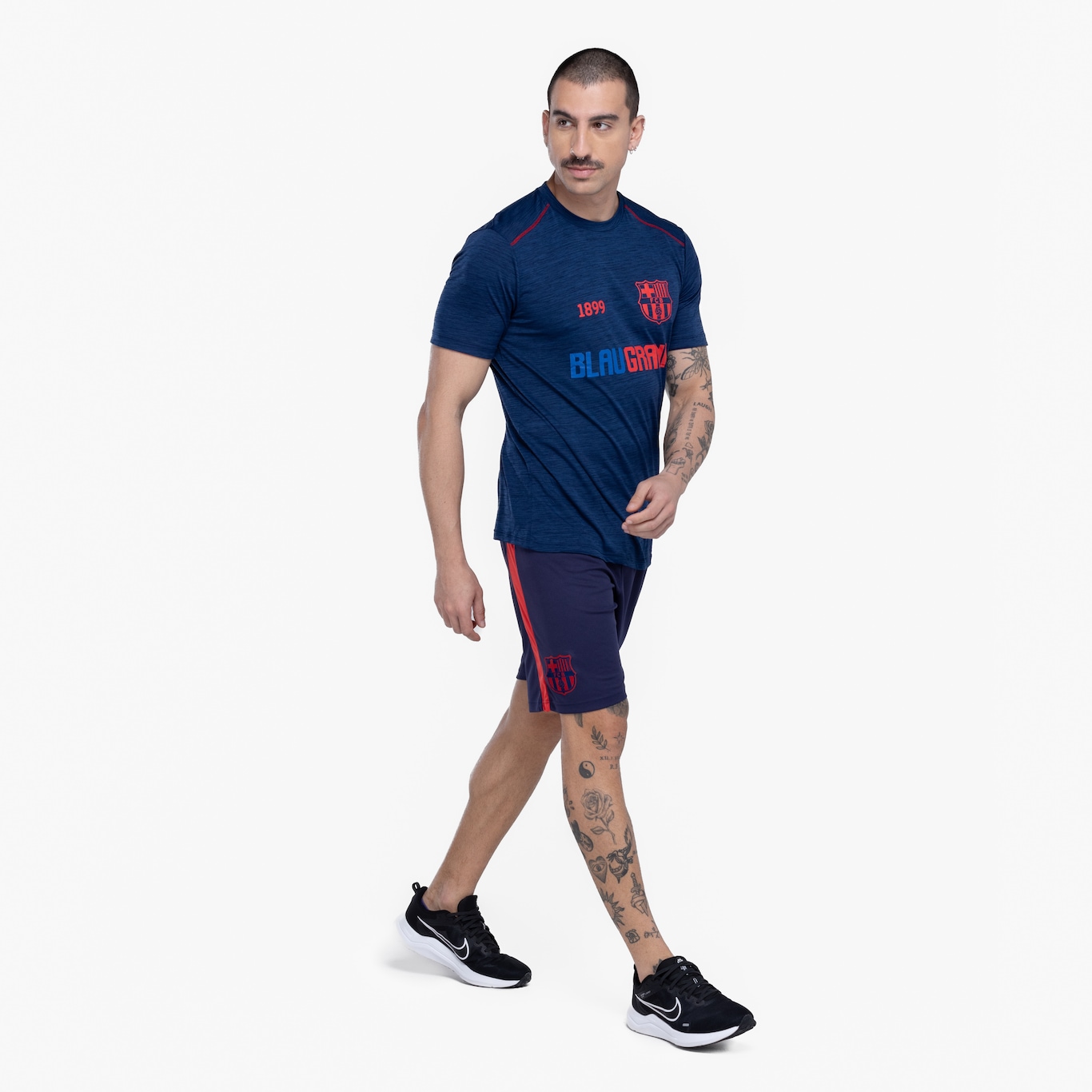 Camiseta do Barcelona Masculina Fute Pro Treino - Foto 4