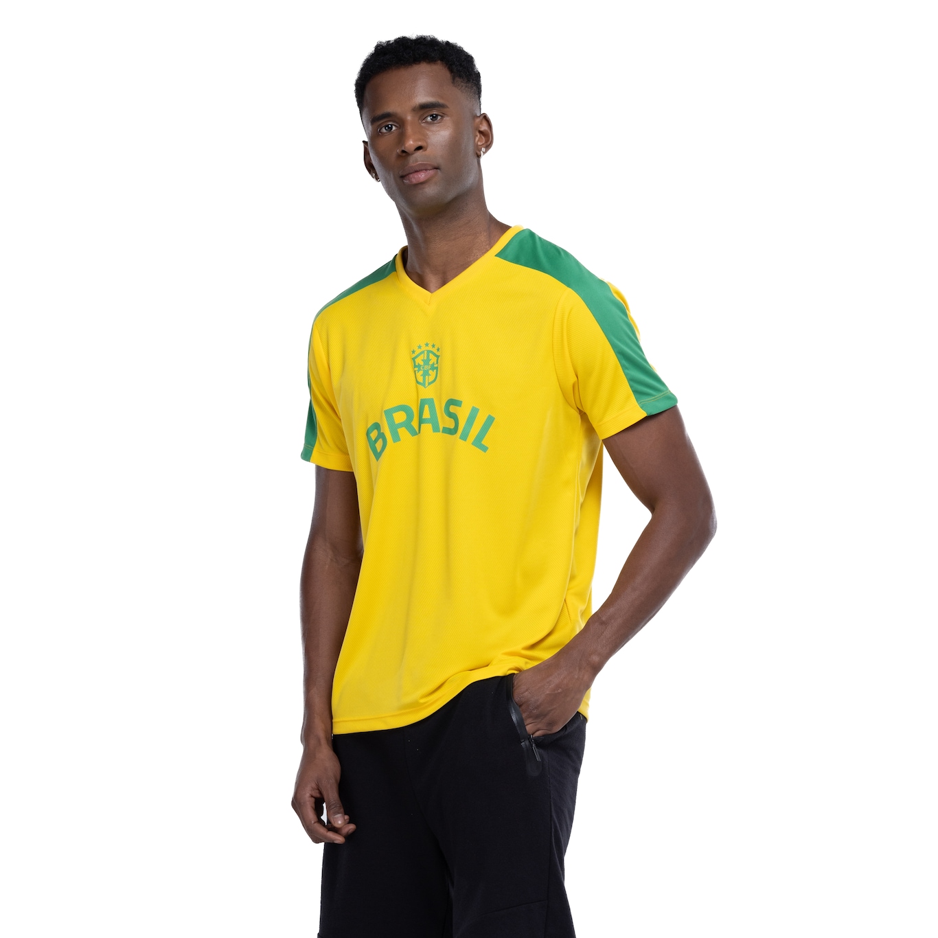 Camiseta do Brasil CBF Masculina Class Dry - Video 1