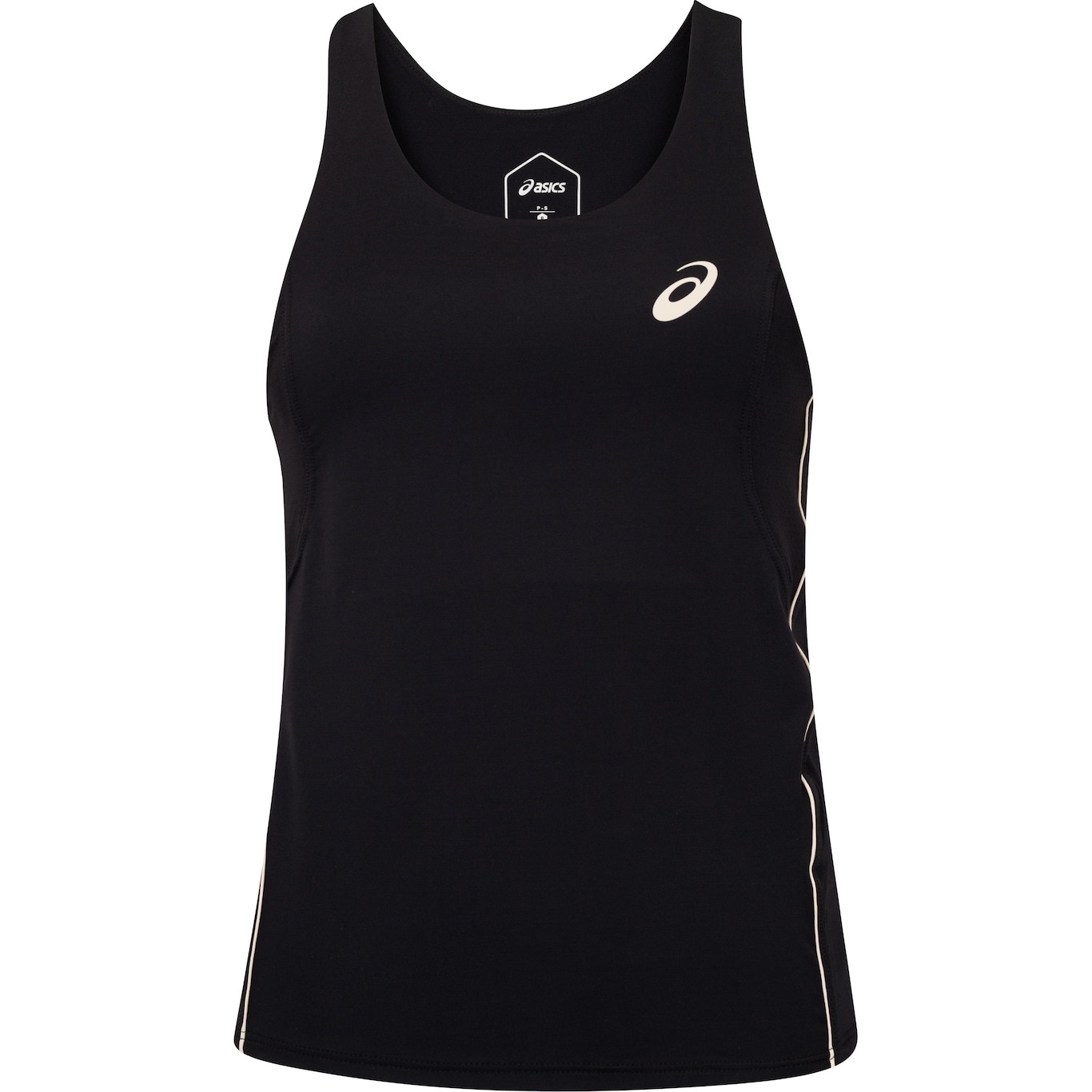 Camiseta Regata Feminina ASICS Recortes Poliamida UV - Foto 1