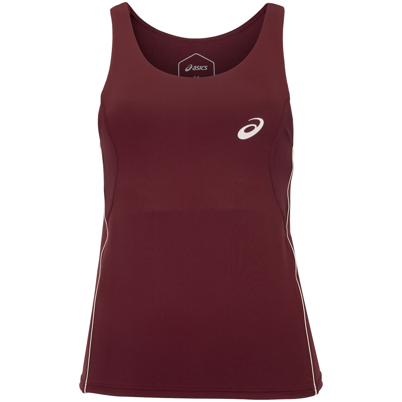 Camiseta Regata Feminina ASICS Recortes Poliamida UV - Foto 1