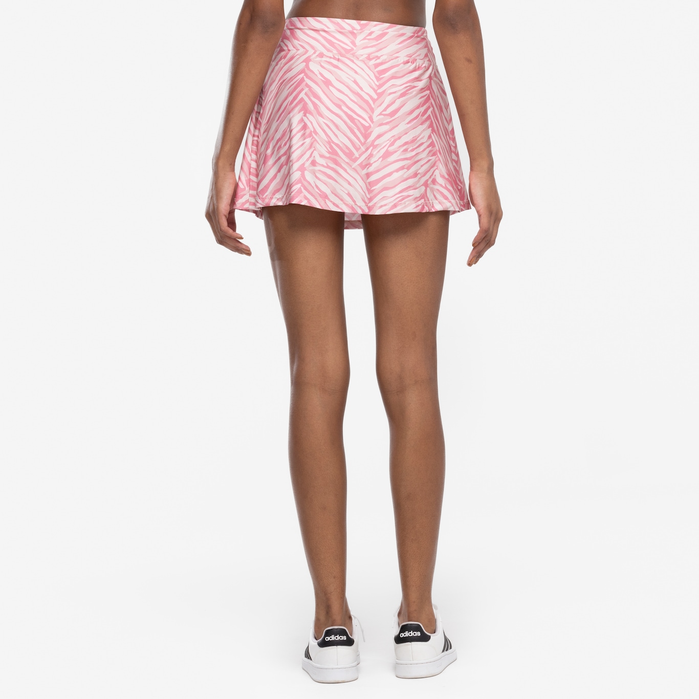 Short-Saia Feminino ASICS Estampa Zebra - Foto 3