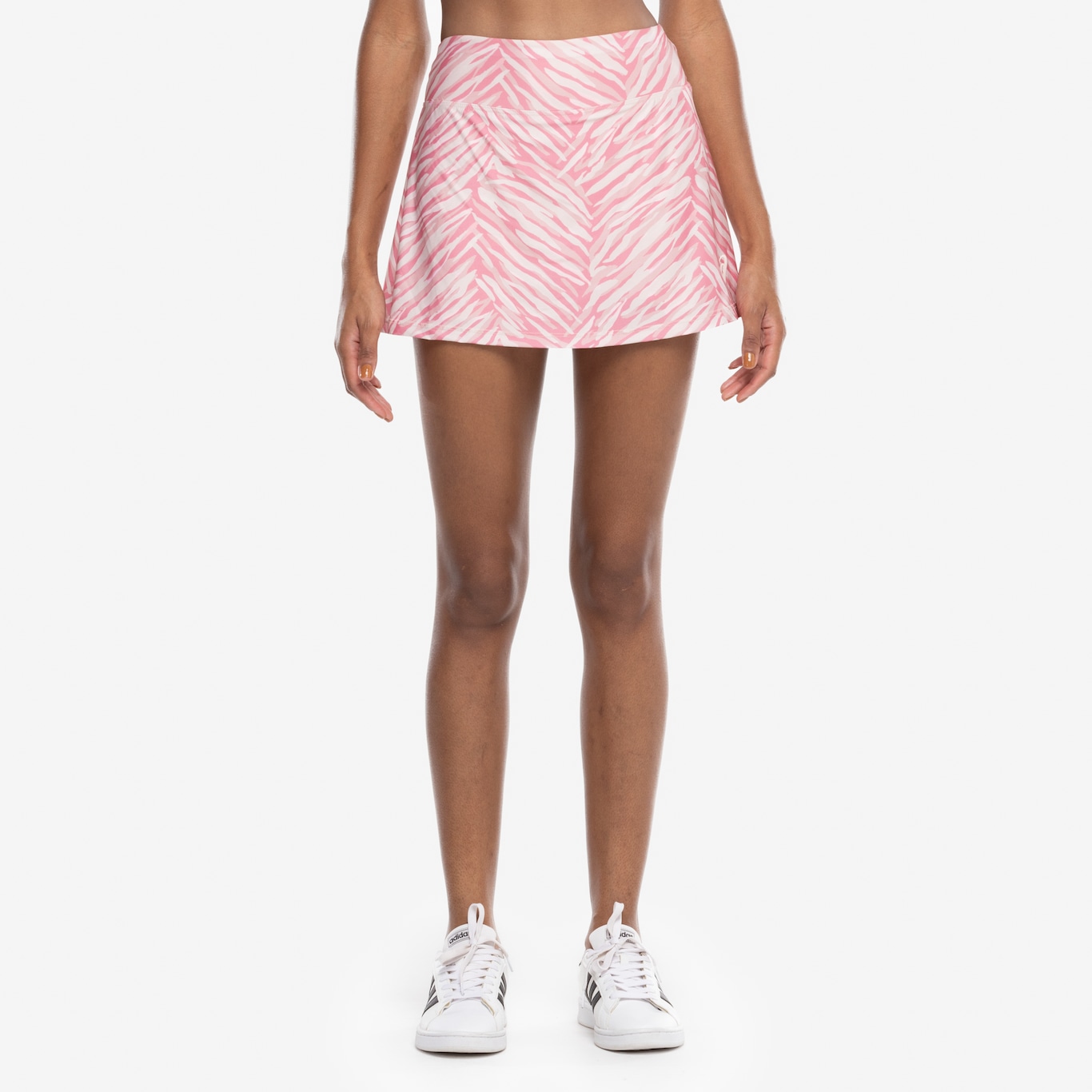 Short-Saia Feminino ASICS Estampa Zebra - Foto 4