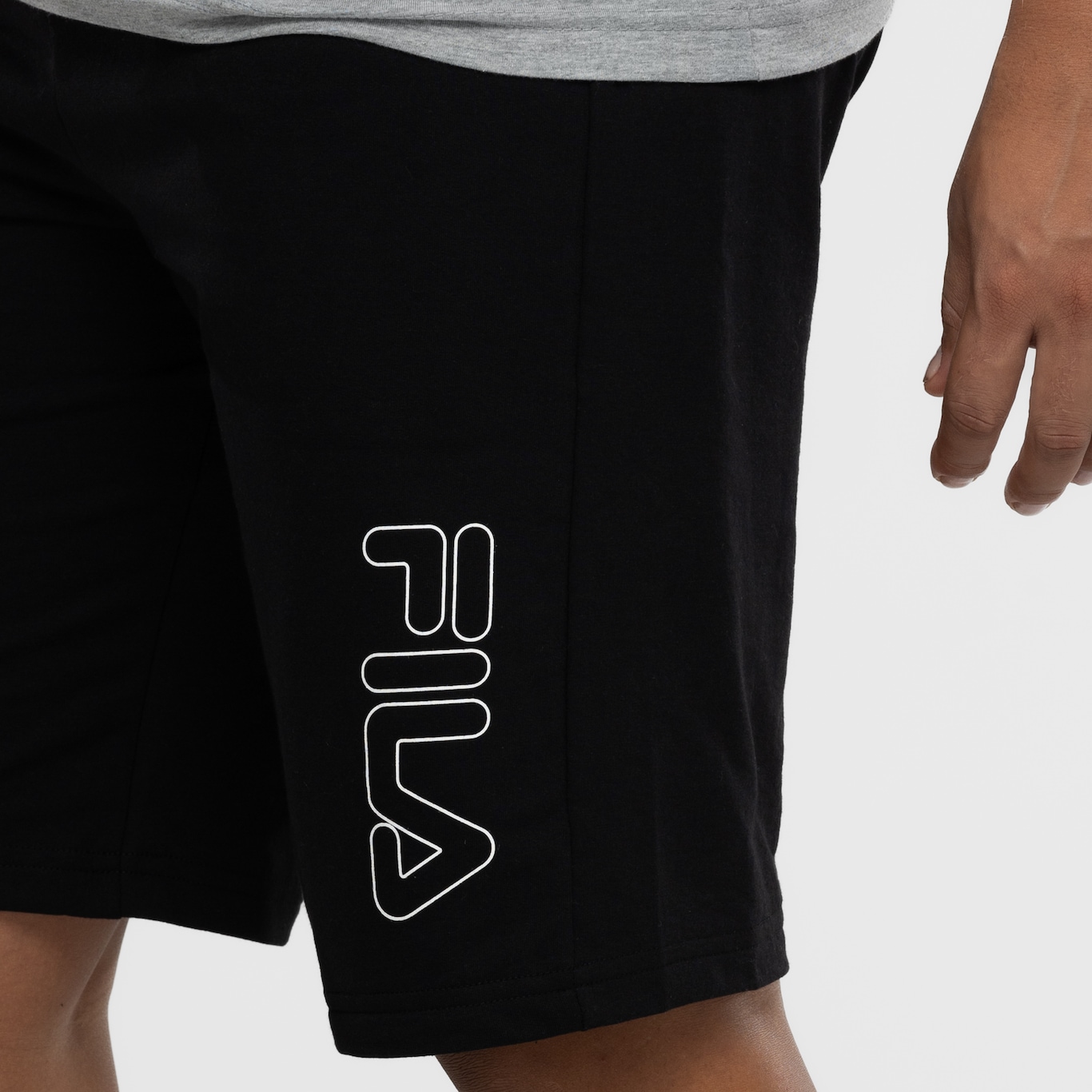 Bermuda Masculina Fila Practical Logo Outline - Foto 5