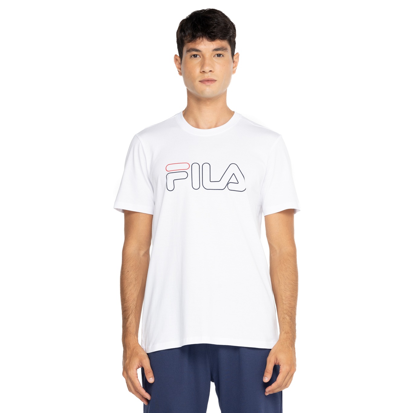 Camiseta Masculina Fila Manga Curta Letter Outline - Video 1