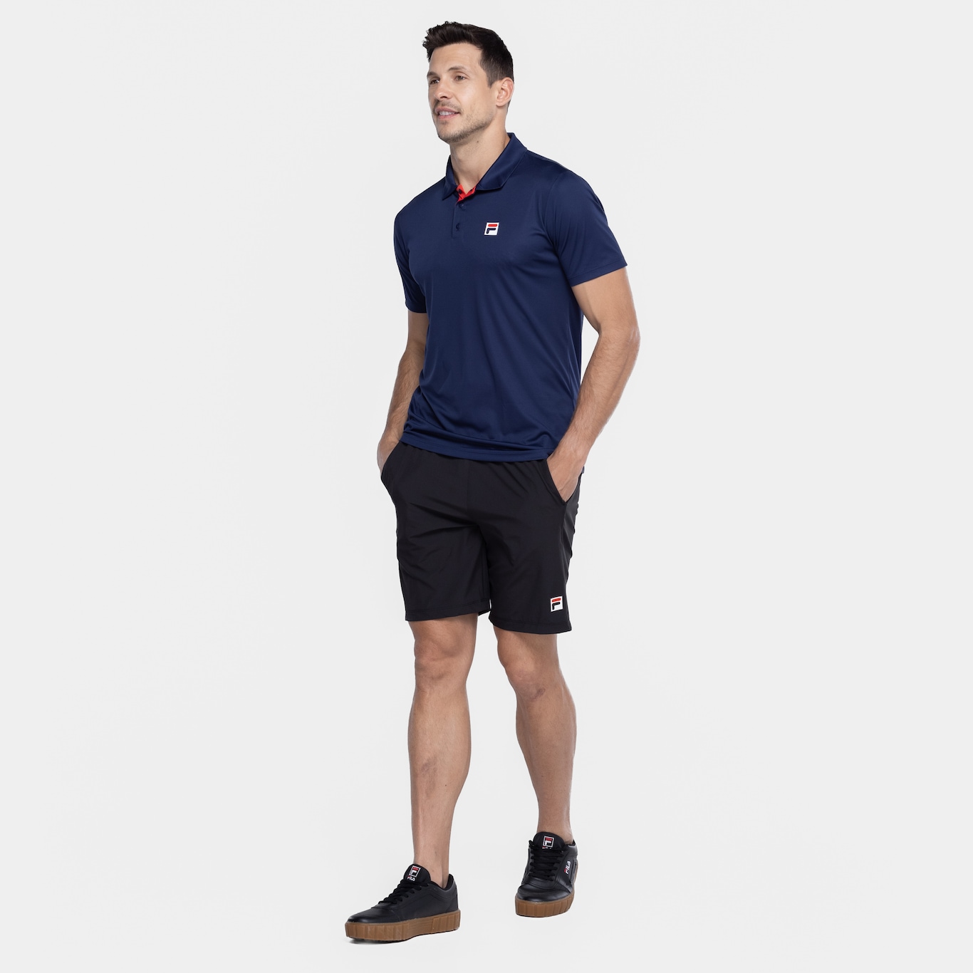 Camisa Polo Masculina Fila Player Fbox II - Foto 4