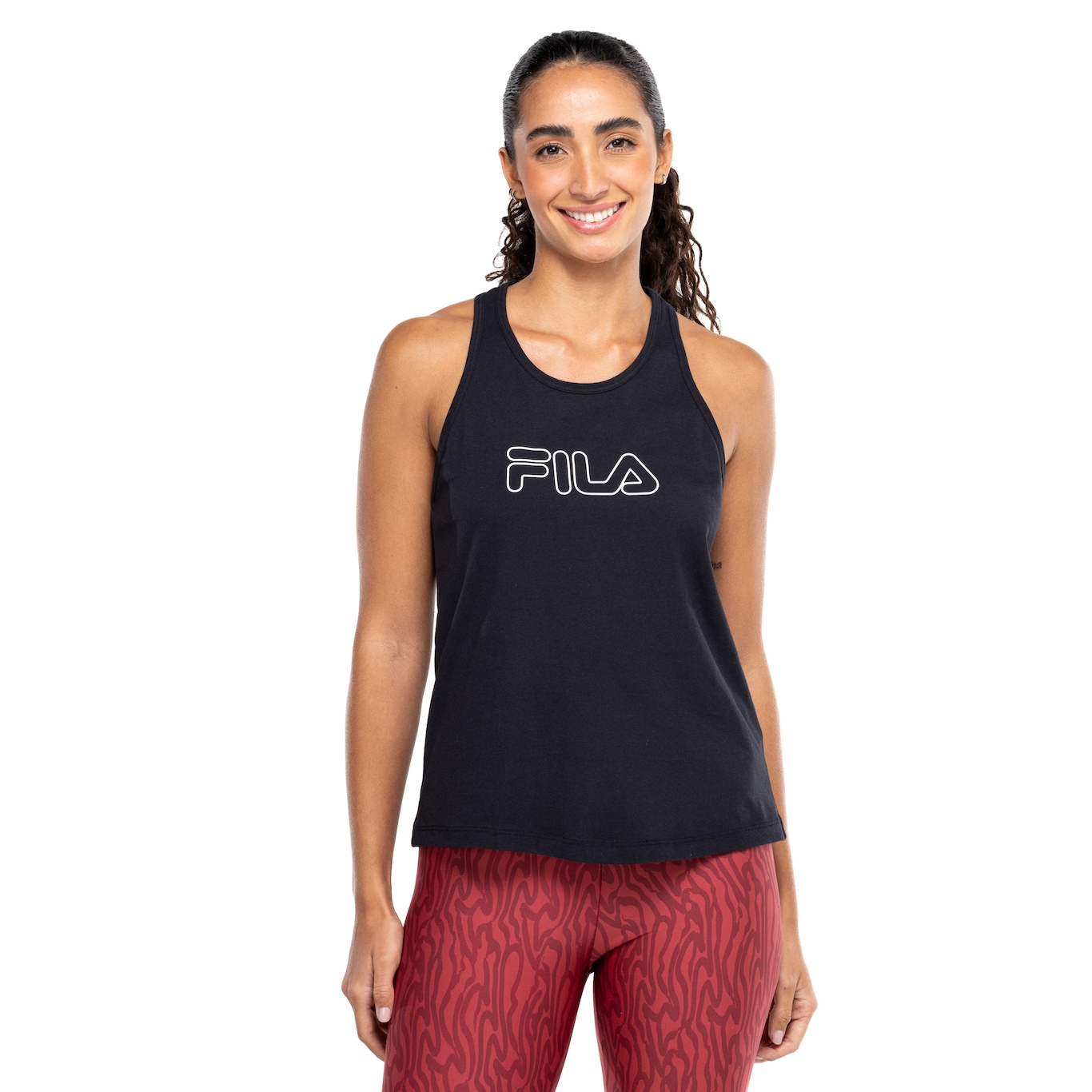 Camiseta Regata Fila Feminina Basic - Video 1