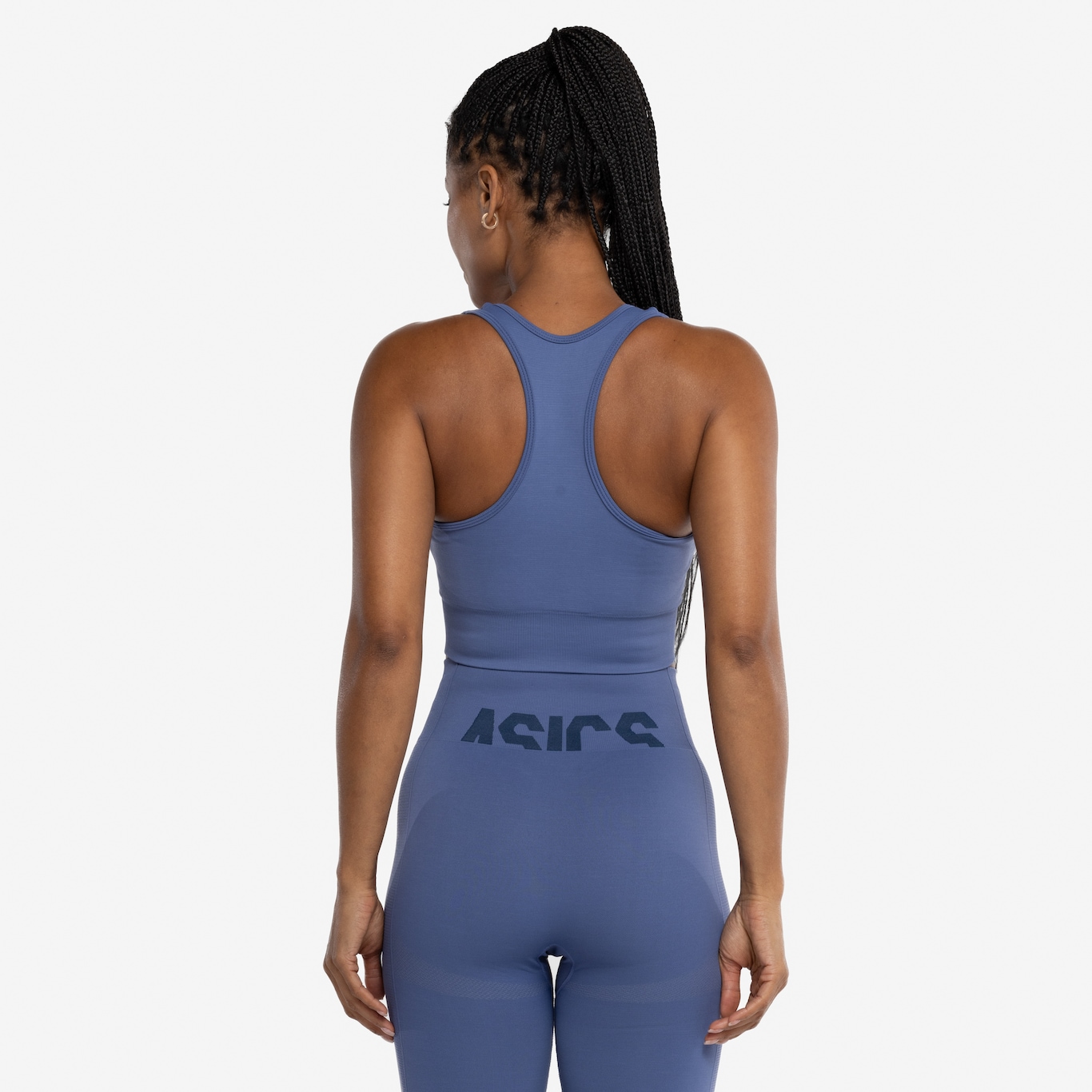 Top Fitness sem Bojo ASICS Alta Sustentação Seamless Fio Emana Adulto - Foto 3