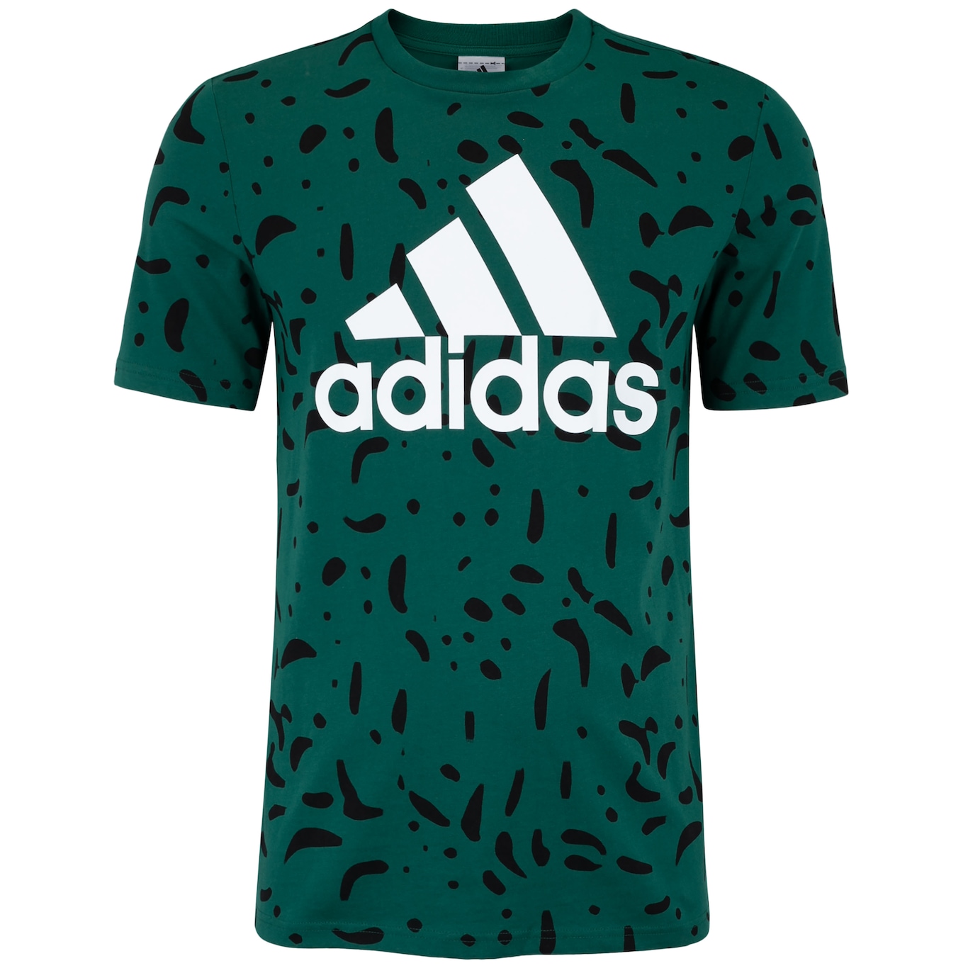 Camiseta Masculina adidas Manga Curta Big Logo Aop - Foto 1