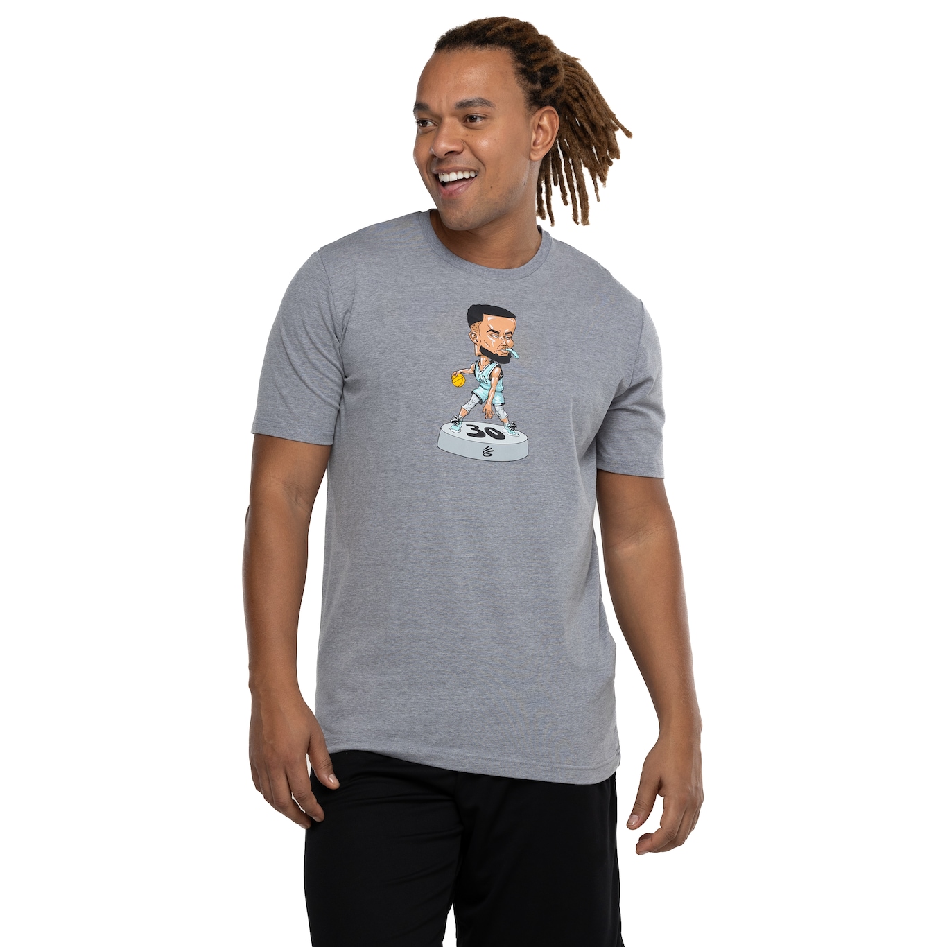 Camiseta do Stephen Curry Under Armour Masculina Bobble Head - Video 1