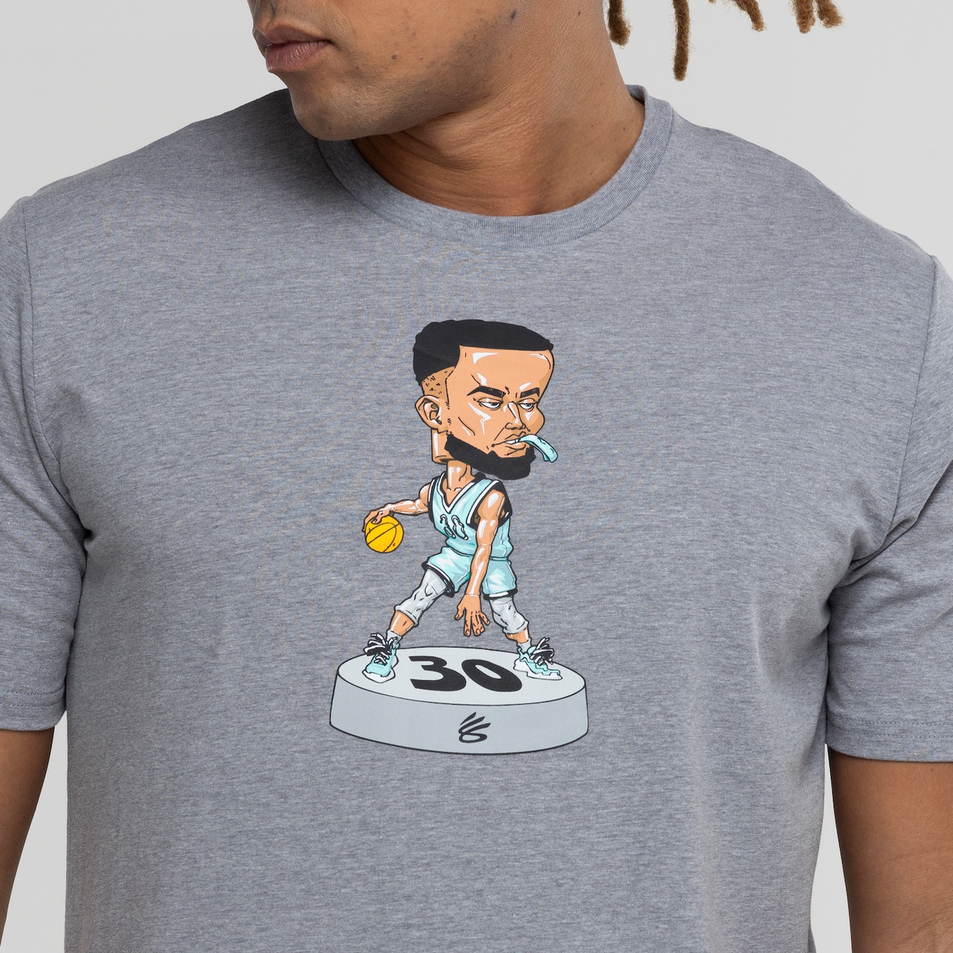 Camiseta do Stephen Curry Under Armour Masculina Bobble Head - Foto 5