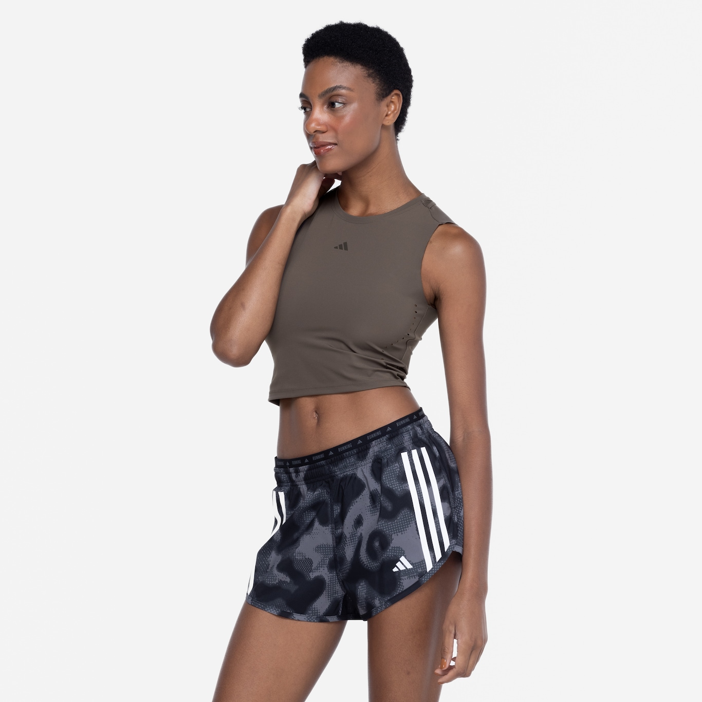 Camiseta Regata Cropped Feminina adidas Hiit - Foto 5