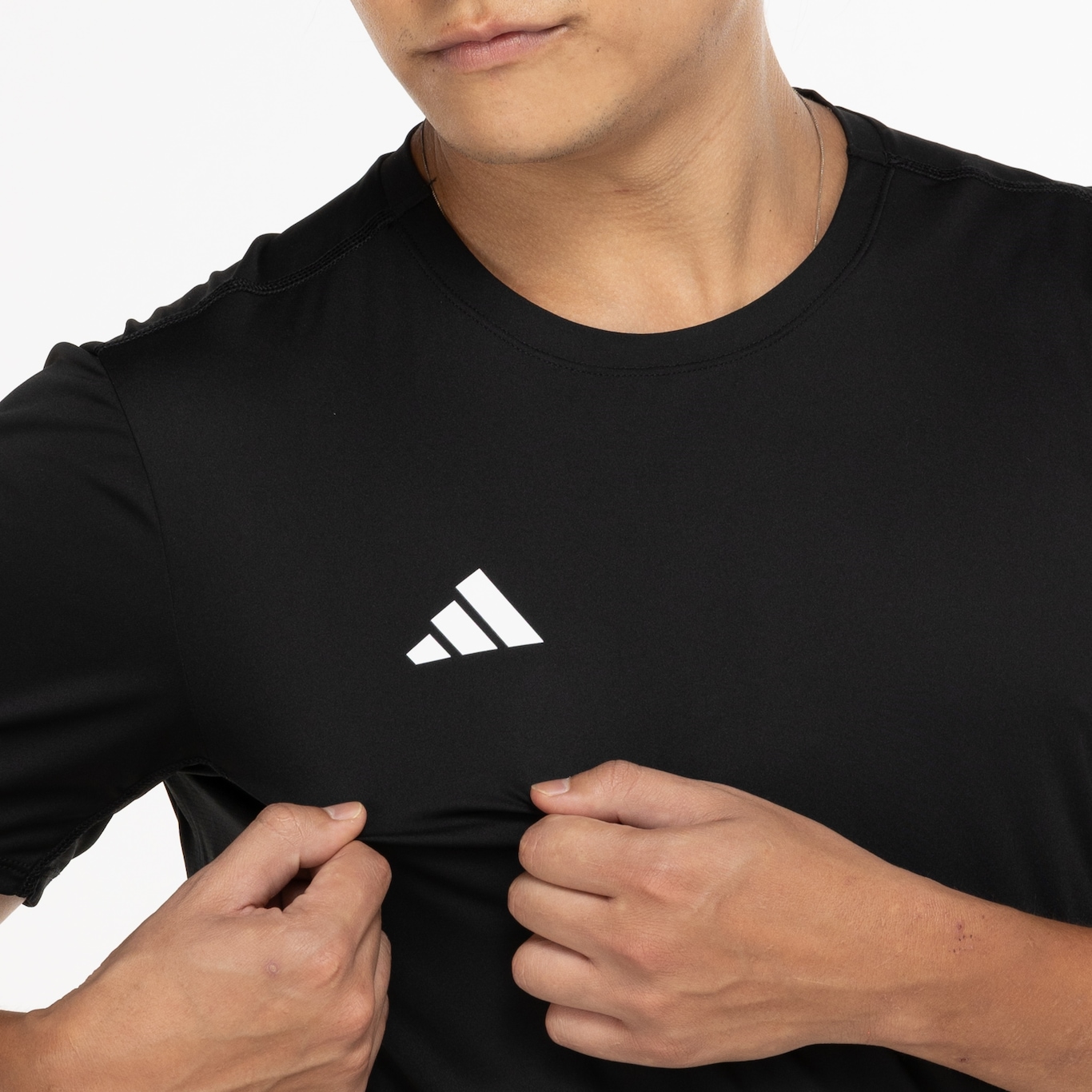 Camiseta Masculina adidas Manga Curta Adizero Essentials - Foto 6