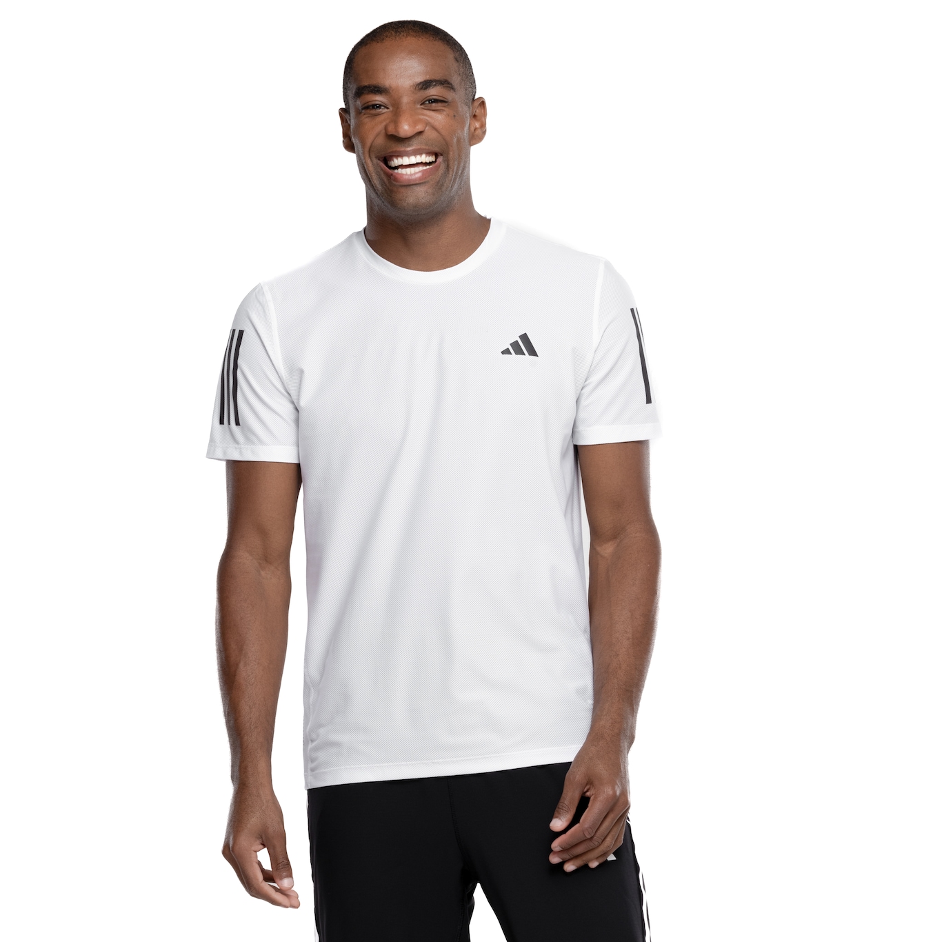 Camiseta Masculina adidas Manga Curta Own The Run Base - Video 1