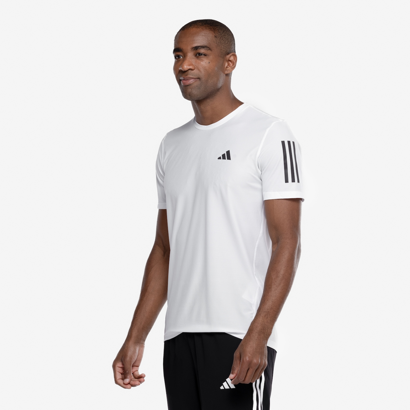 Camiseta Masculina adidas Manga Curta Own The Run Base - Foto 4